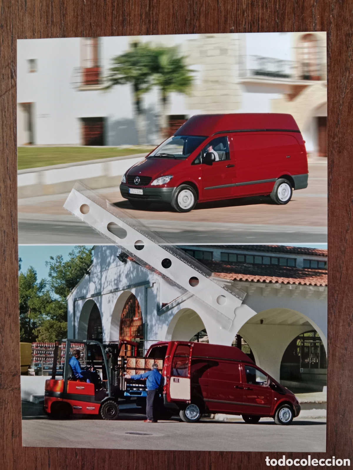 Outros artigos de papel: Fotograf&iacute;a furgoneta mercedes Benz vito