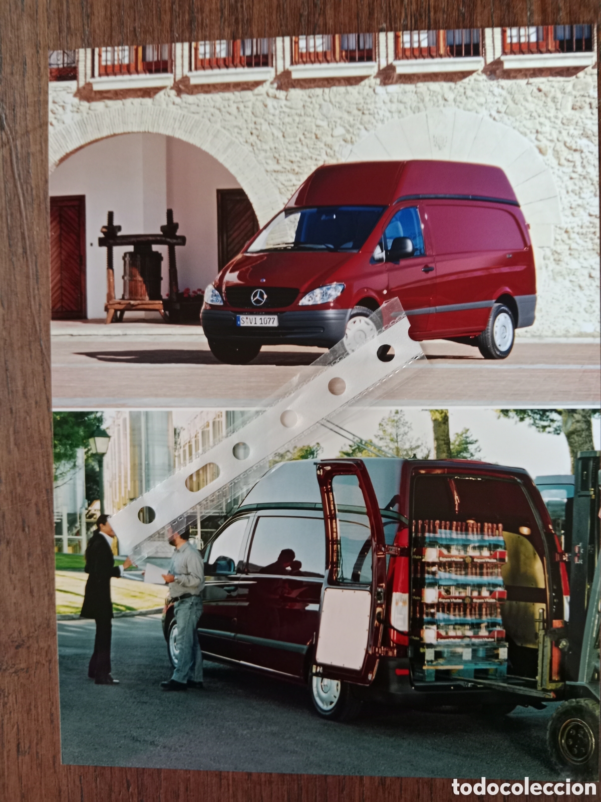 Outros artigos de papel: Fotograf&iacute;a furgoneta mercedes Benz vito