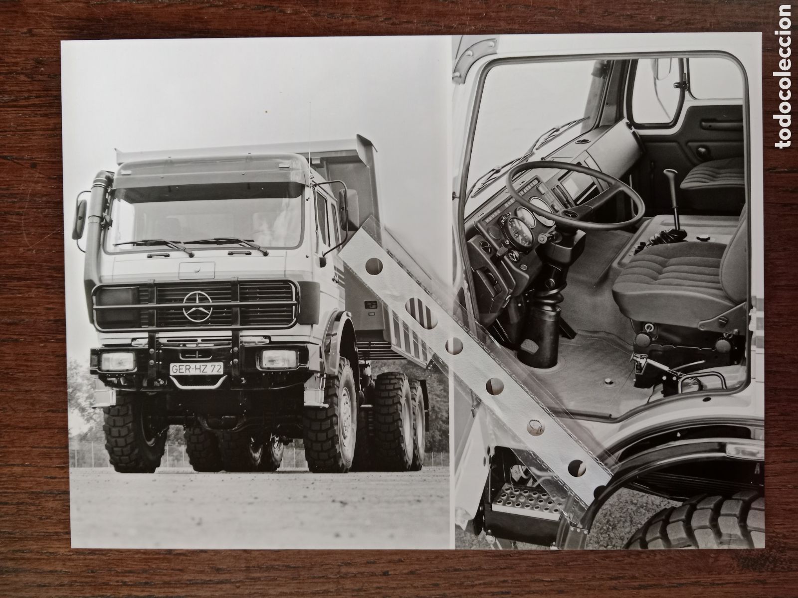 Collectionnisme Papier divers: Fotograf&iacute;a cami&oacute;n mercedes Benz