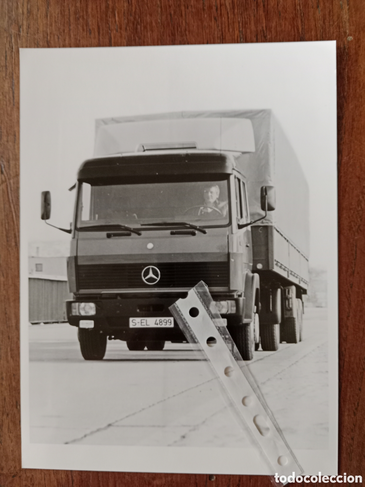 Collectionnisme Papier divers: Fotograf&iacute;a cami&oacute;n mercedes Benz 1120 S