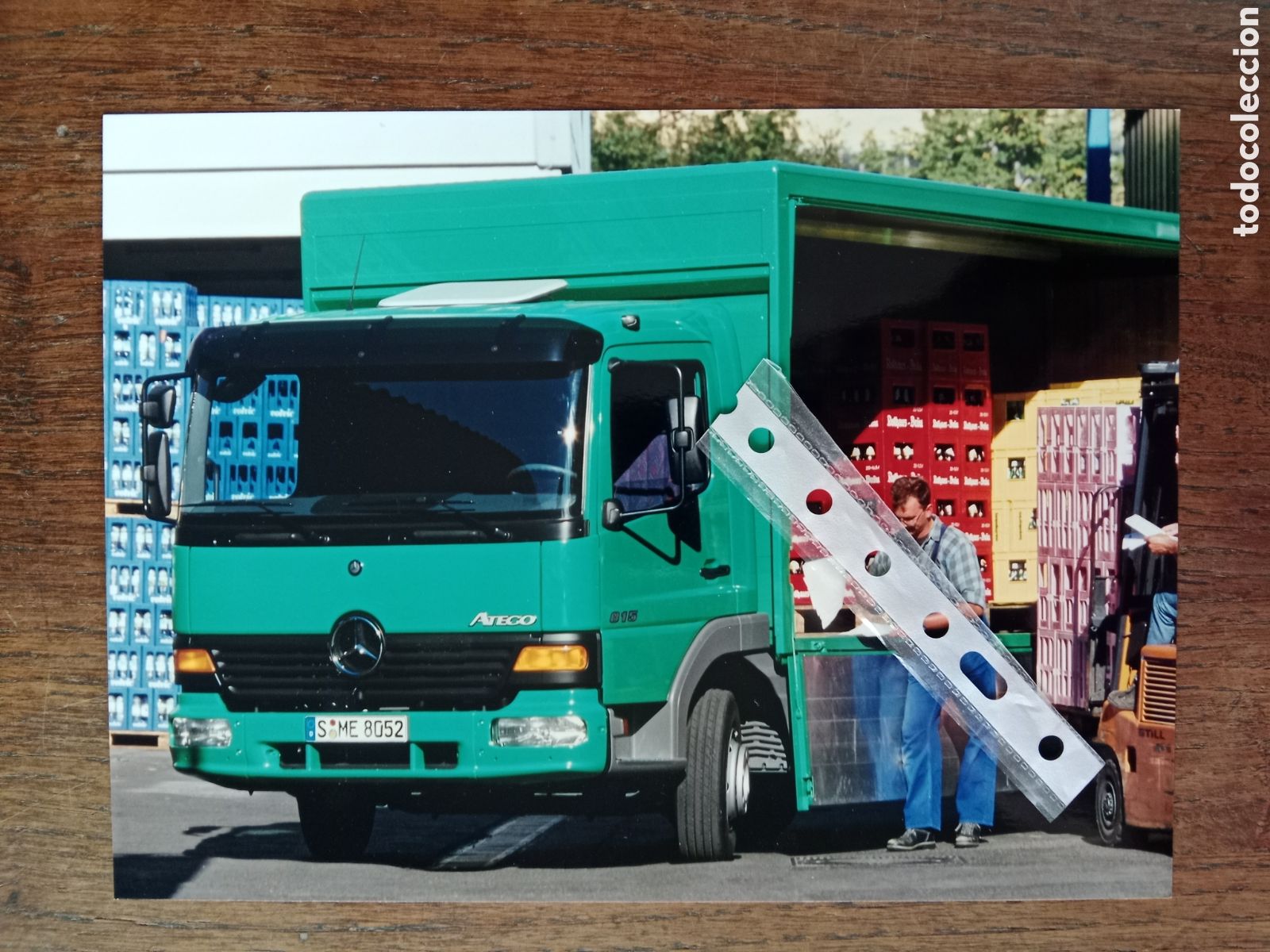 Collectionnisme Papier divers: Fotograf&iacute;a cami&oacute;n mercedes Benz atego