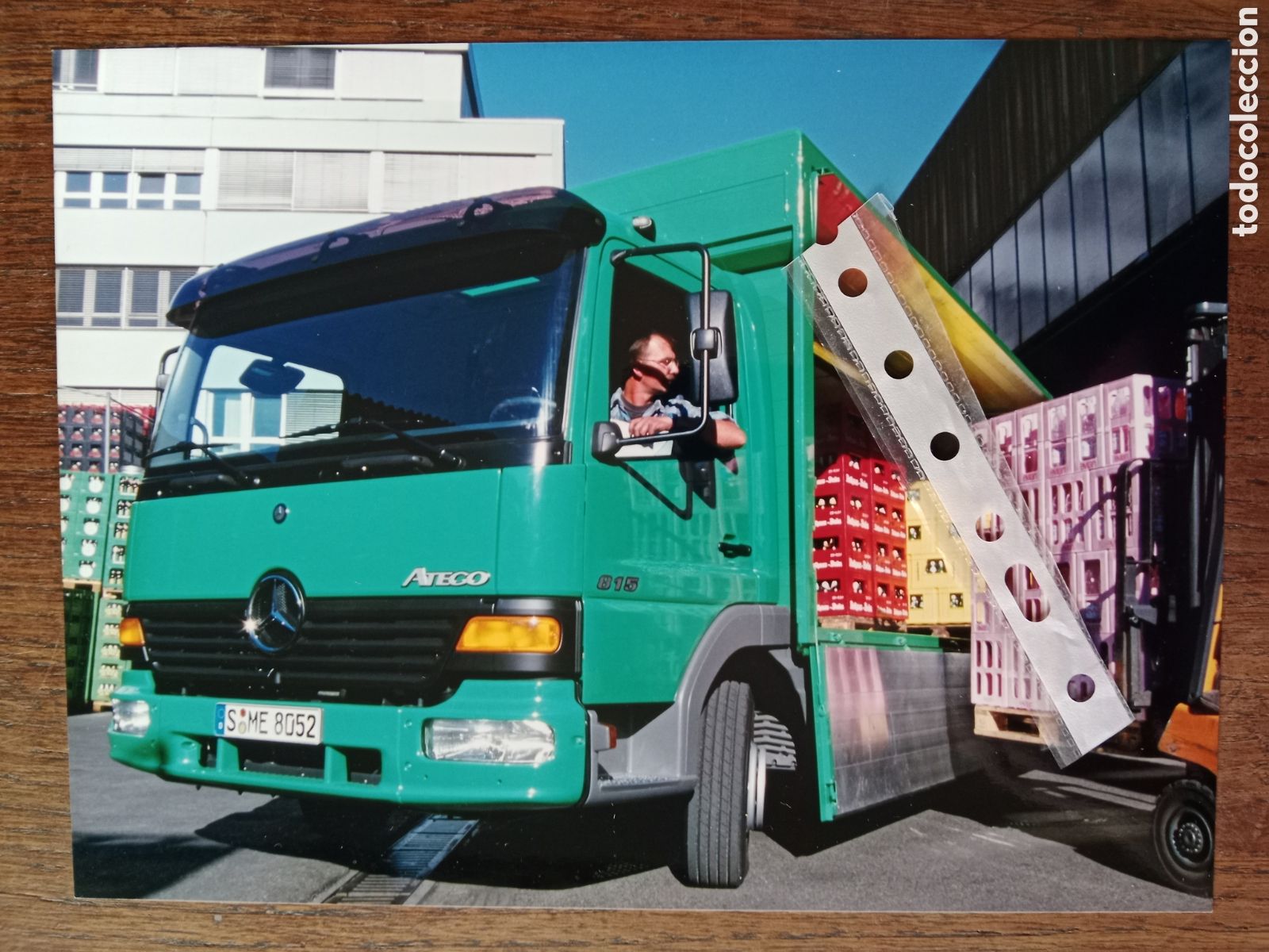 Collectionnisme Papier divers: Fotograf&iacute;a cami&oacute;n mercedes Benz atego