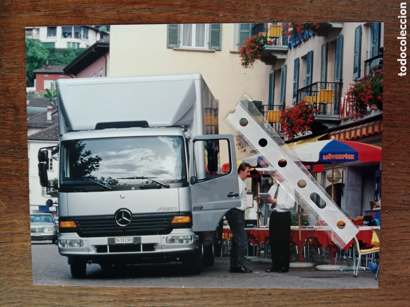 Collectionnisme Papier divers: Fotograf&iacute;a cami&oacute;n mercedes Benz atego