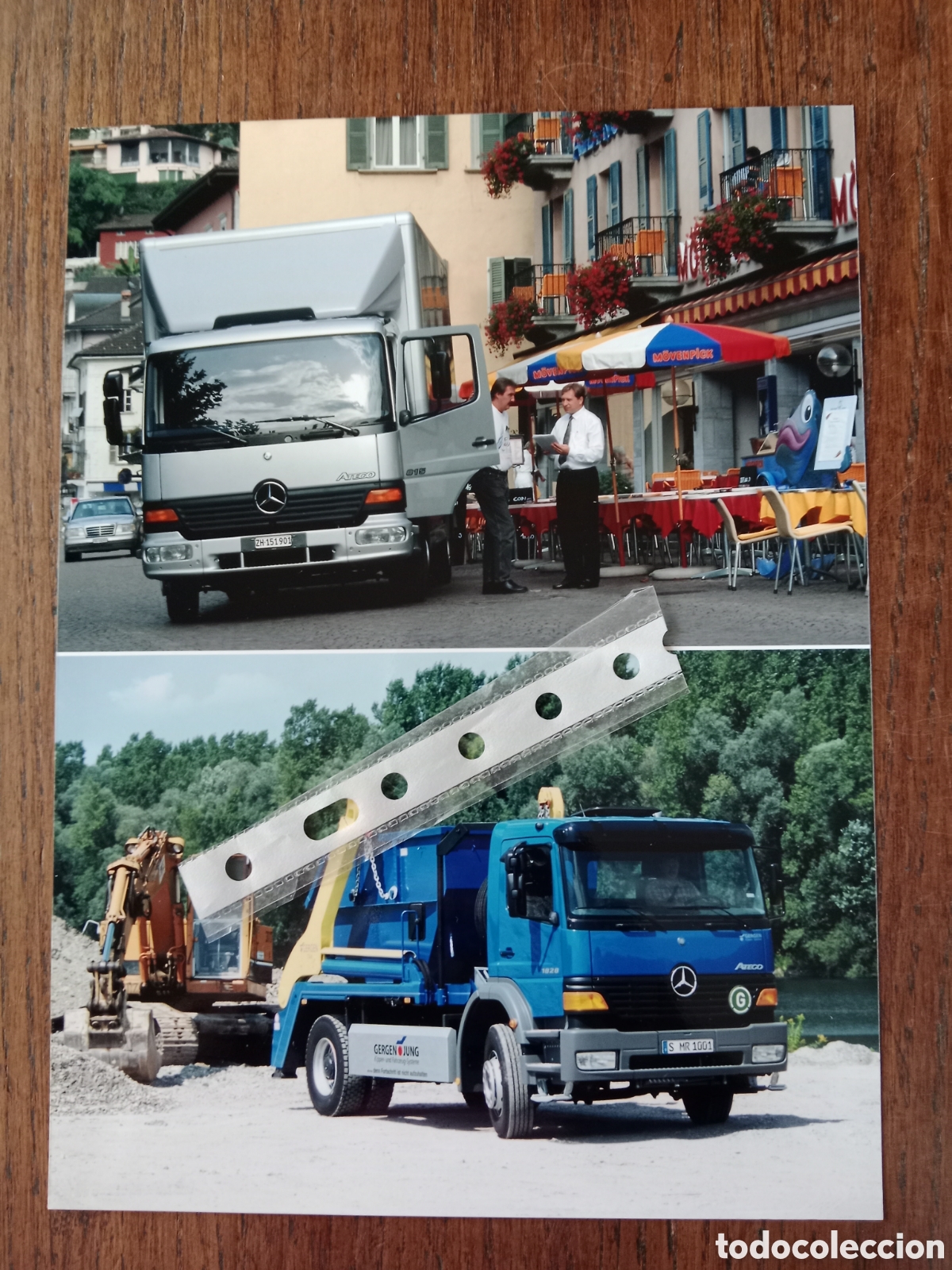 Collectionnisme Papier divers: Fotograf&iacute;a cami&oacute;n mercedes Benz atego