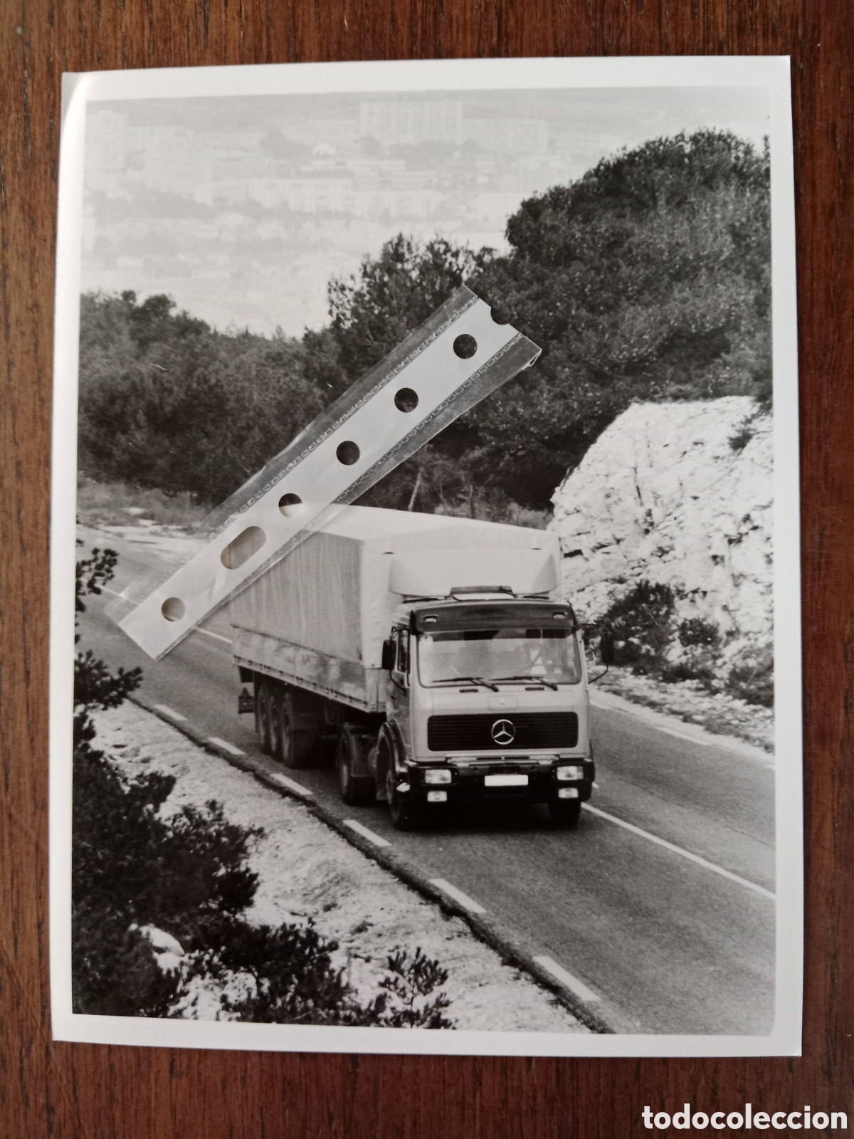 Collectionnisme Papier divers: Fotograf&iacute;a cami&oacute;n mercedes Benz