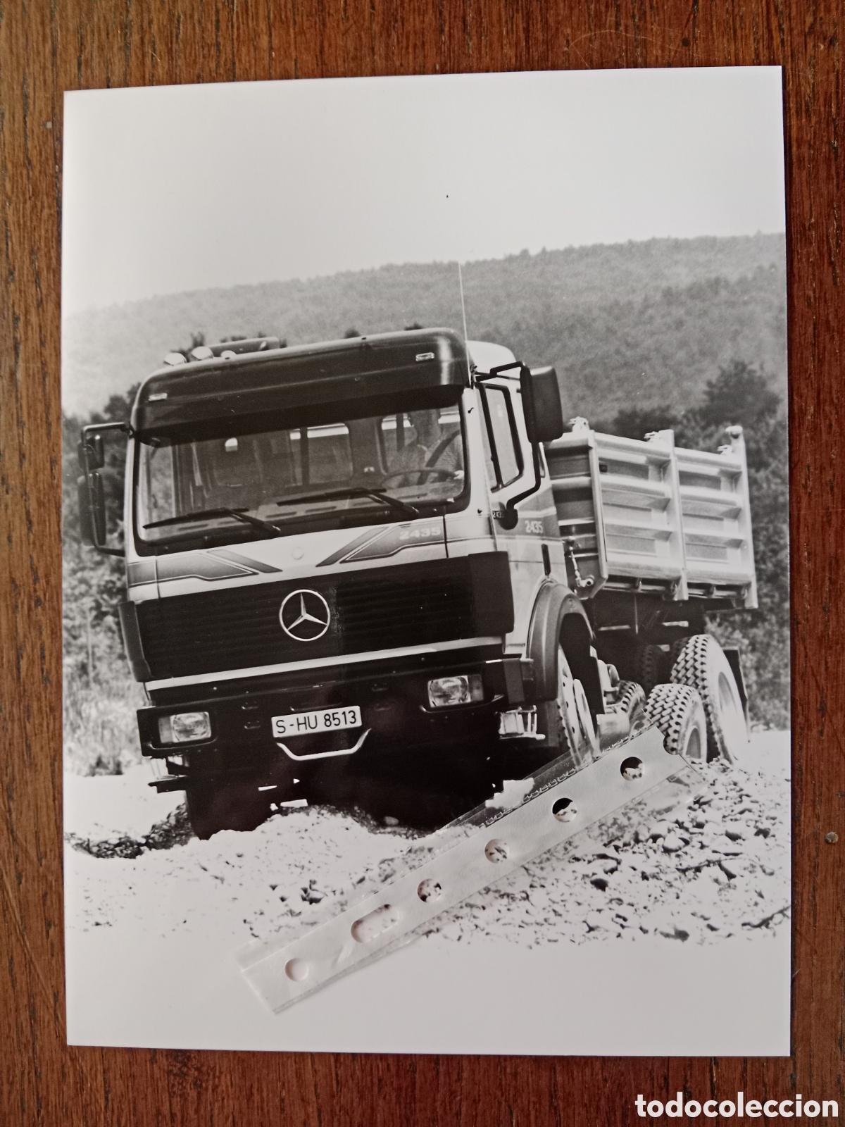 Collectionnisme Papier divers: Fotograf&iacute;a cami&oacute;n mercedes Benz