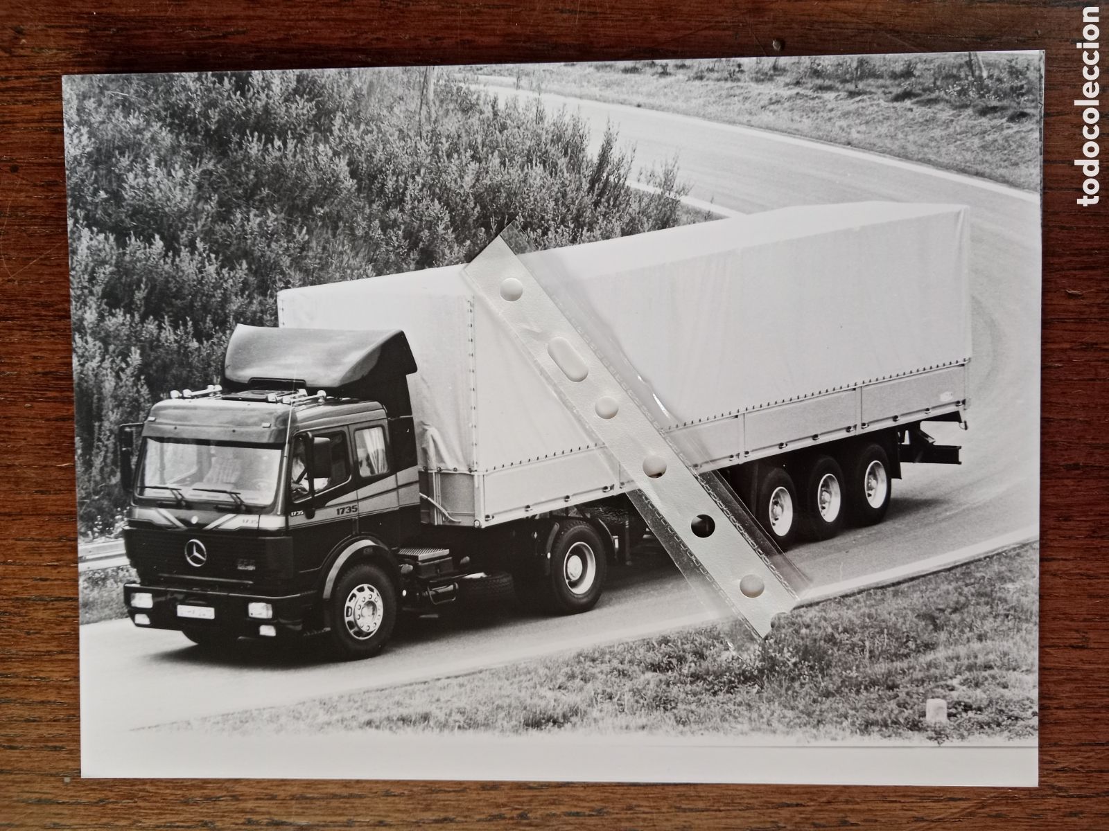 Sammelleidenschaft Andere Papierartikel: Fotograf&iacute;a cami&oacute;n mercedes Benz