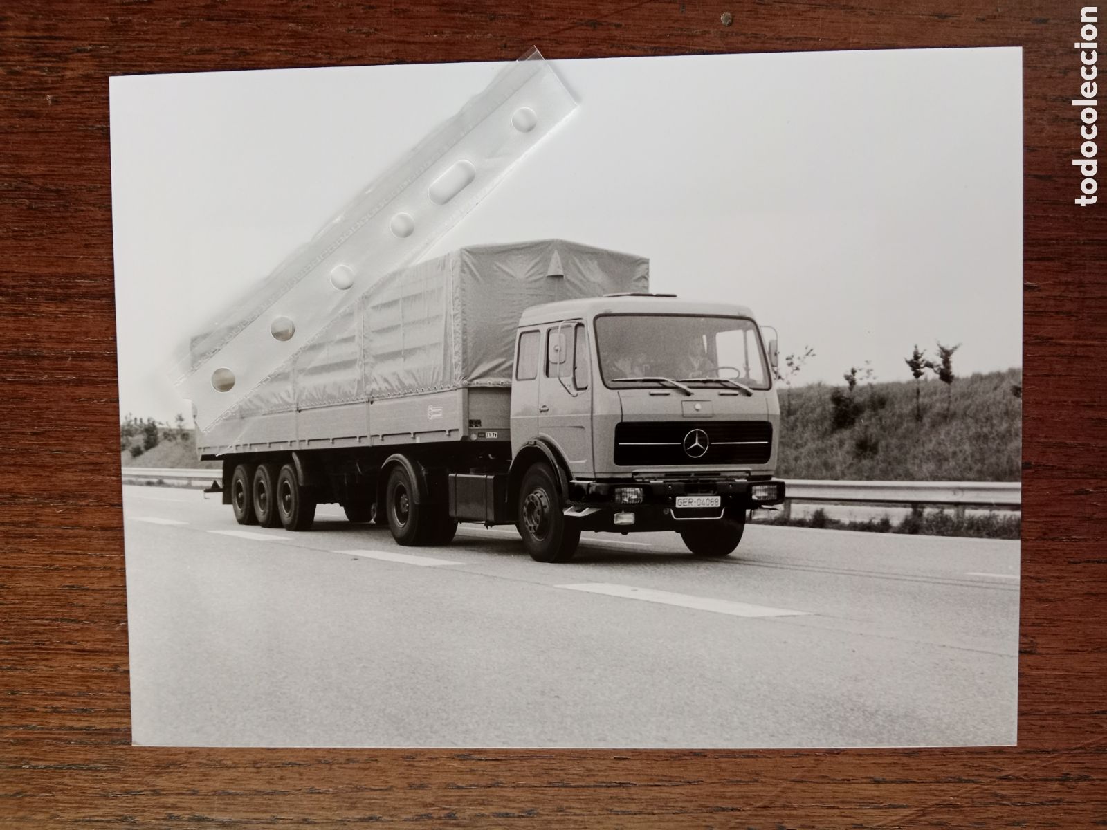 Sammelleidenschaft Andere Papierartikel: Fotograf&iacute;a cami&oacute;n mercedes Benz