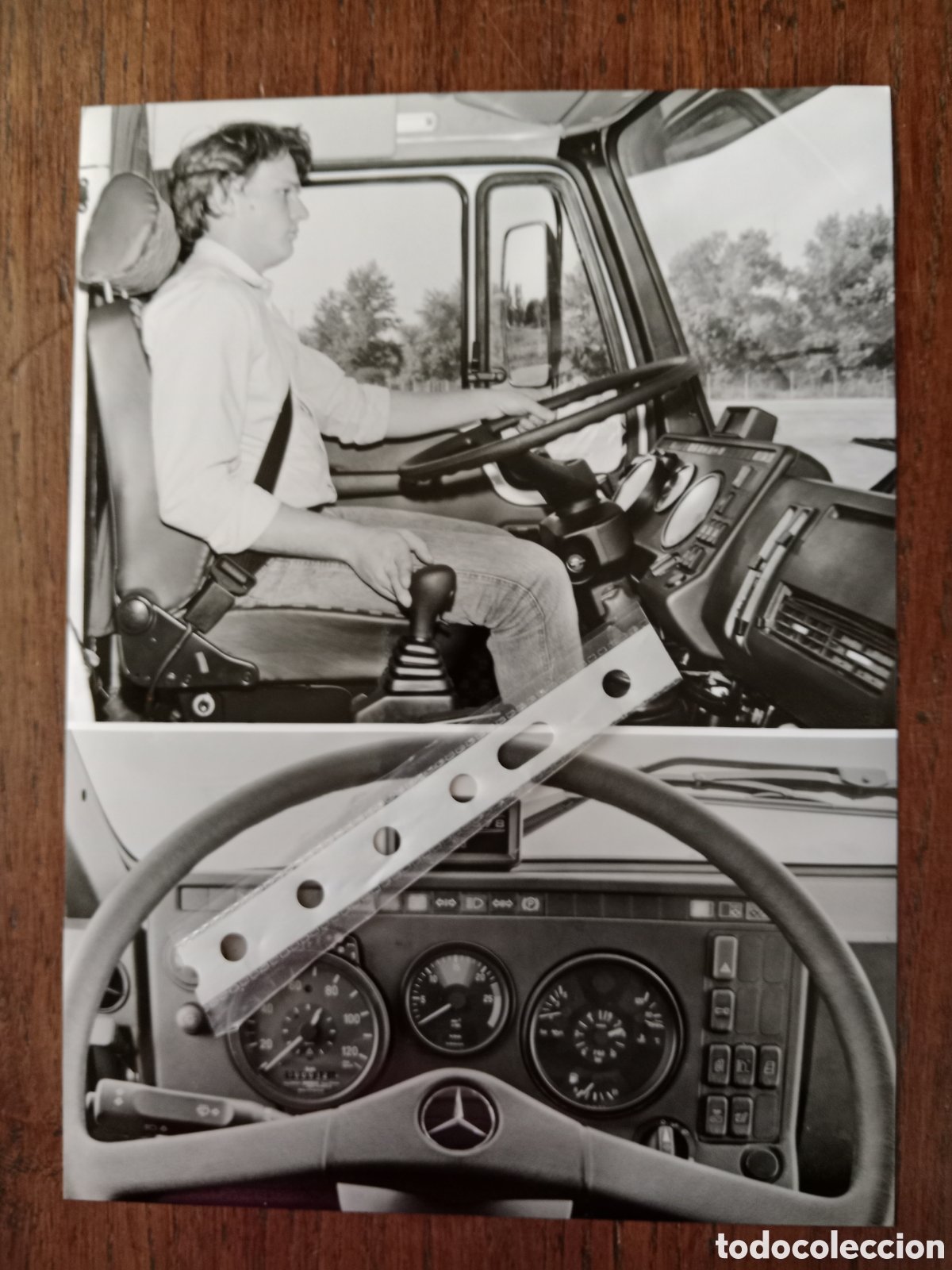 Sammelleidenschaft Andere Papierartikel: Fotograf&iacute;a cami&oacute;n mercedes Benz