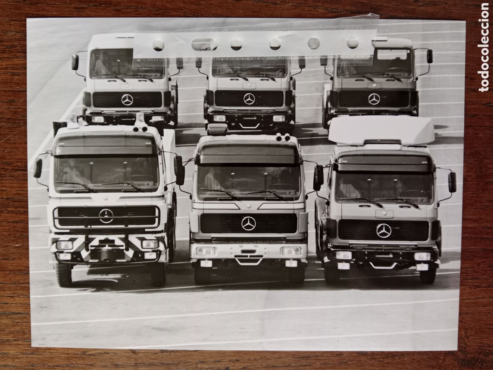 Sammelleidenschaft Andere Papierartikel: Fotograf&iacute;a cami&oacute;n mercedes Benz