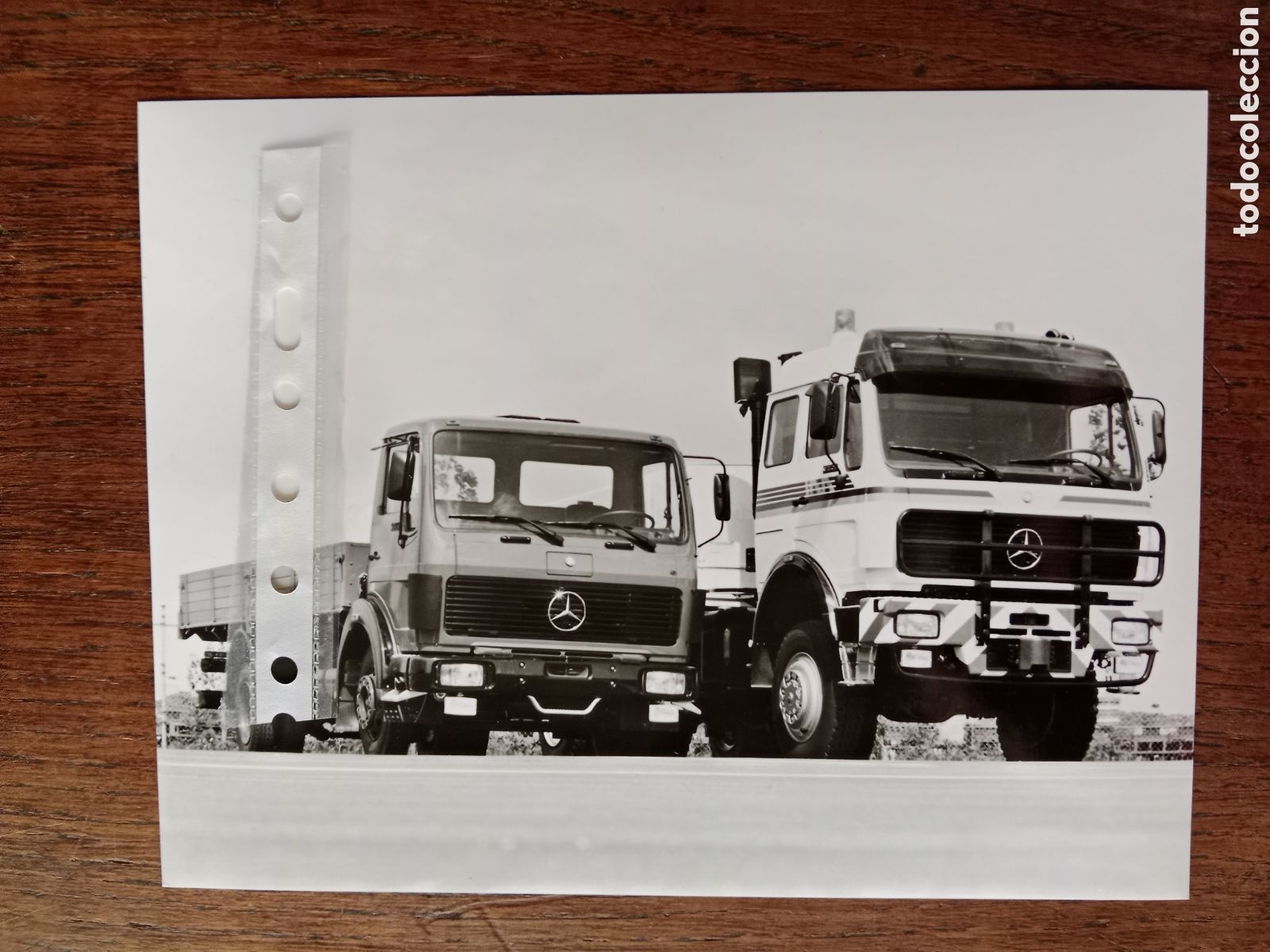 Sammelleidenschaft Andere Papierartikel: Fotograf&iacute;a cami&oacute;n mercedes Benz