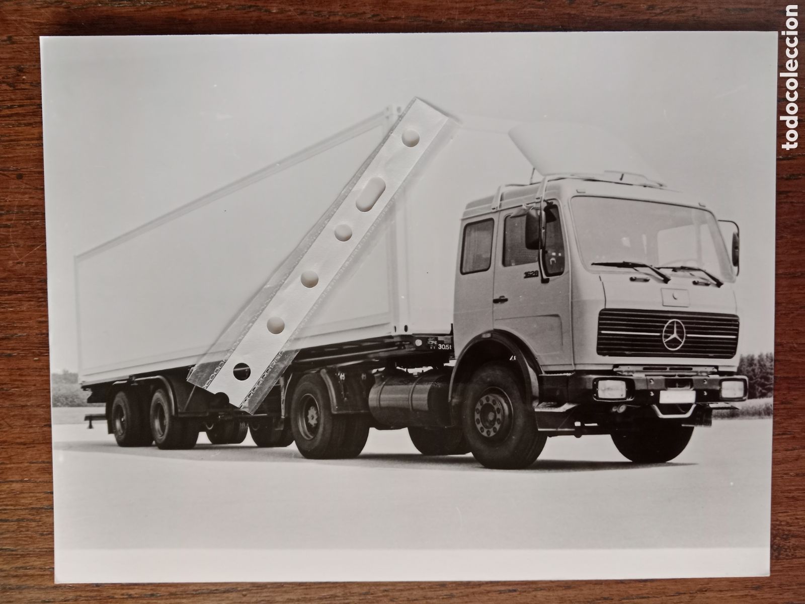 Sammelleidenschaft Andere Papierartikel: Fotograf&iacute;a cami&oacute;n mercedes Benz