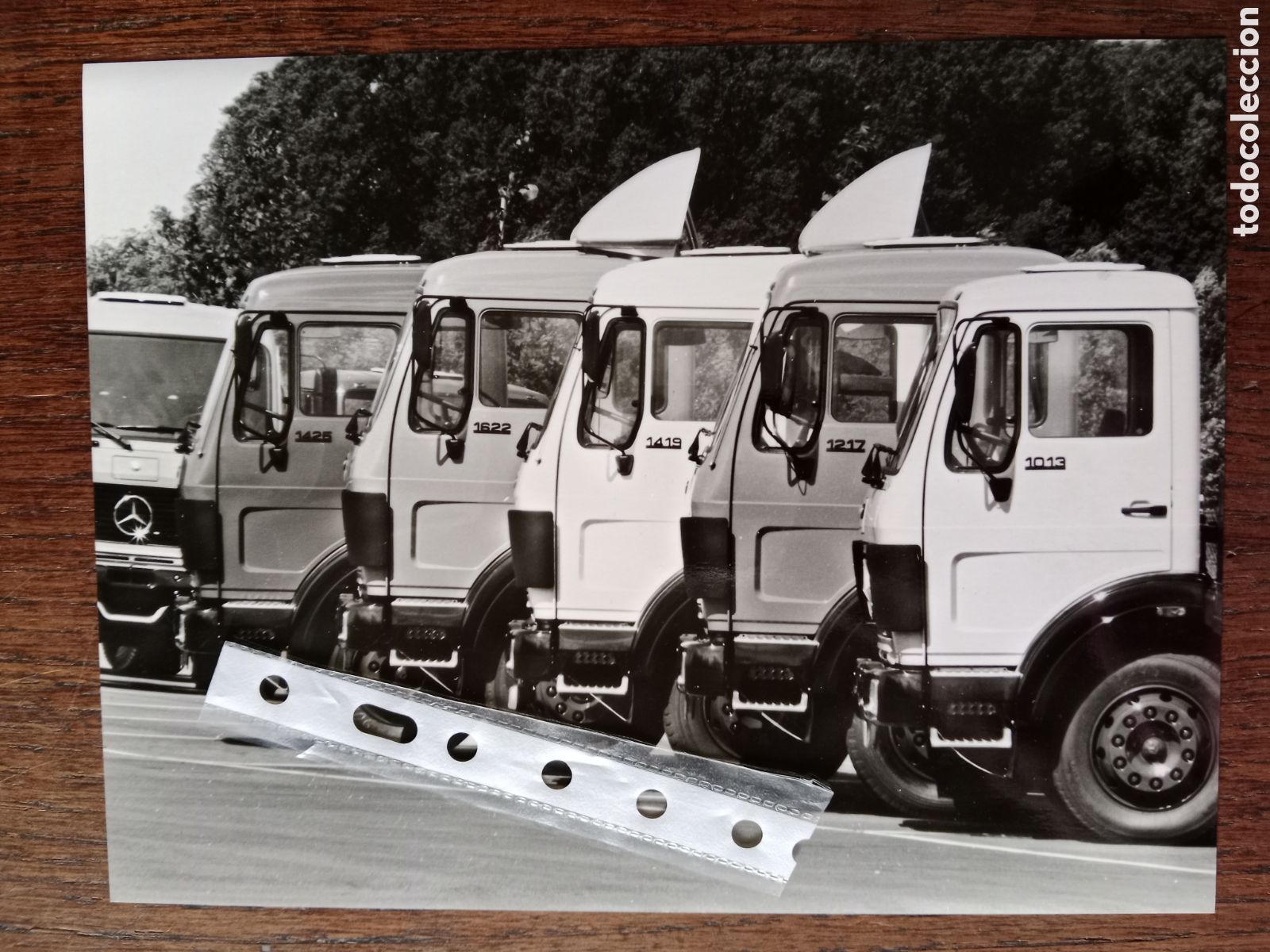 Sammelleidenschaft Andere Papierartikel: Fotograf&iacute;a cami&oacute;n mercedes Benz