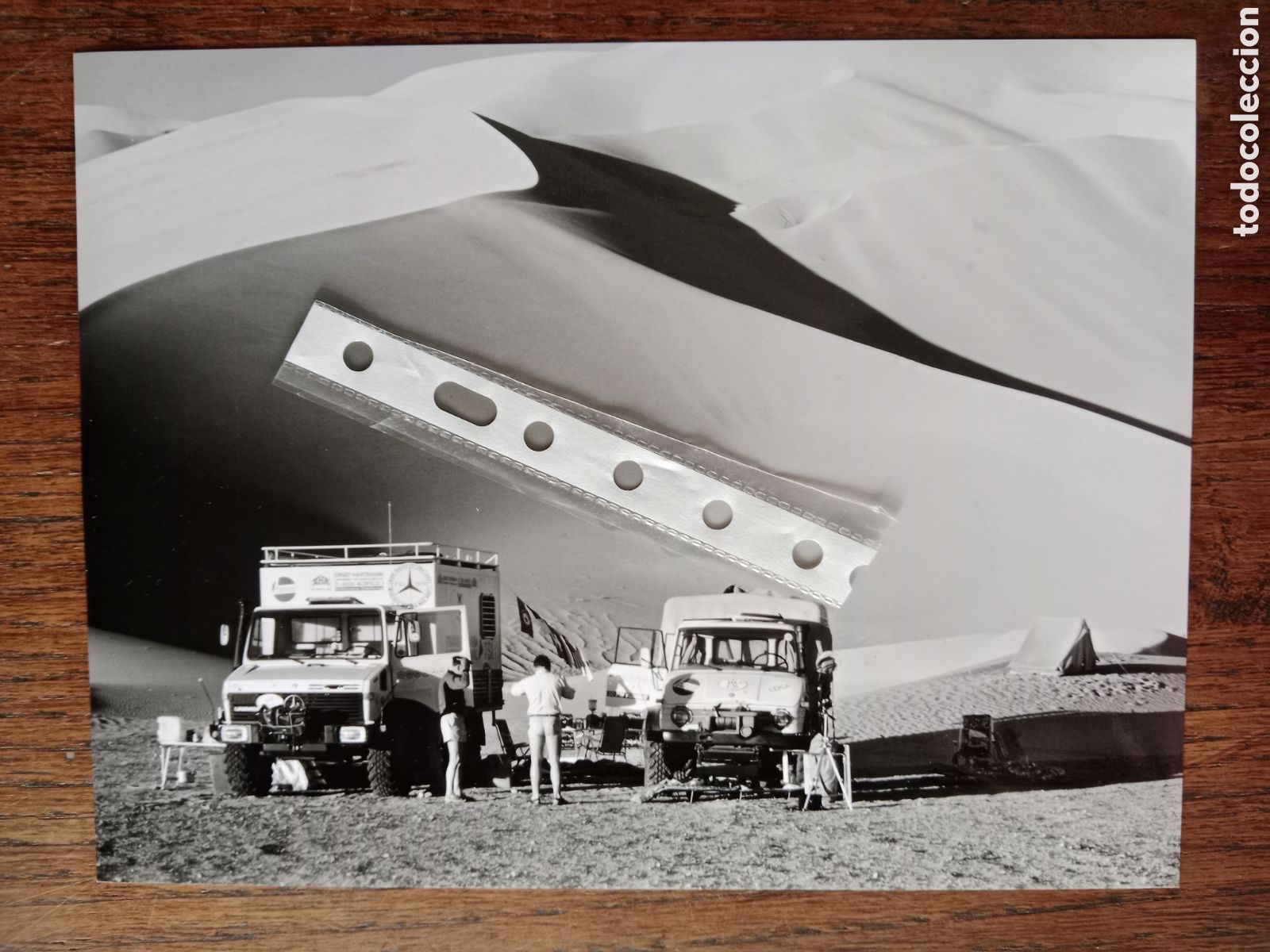 Sammelleidenschaft Andere Papierartikel: Fotograf&iacute;a cami&oacute;n mercedes Benz unimog