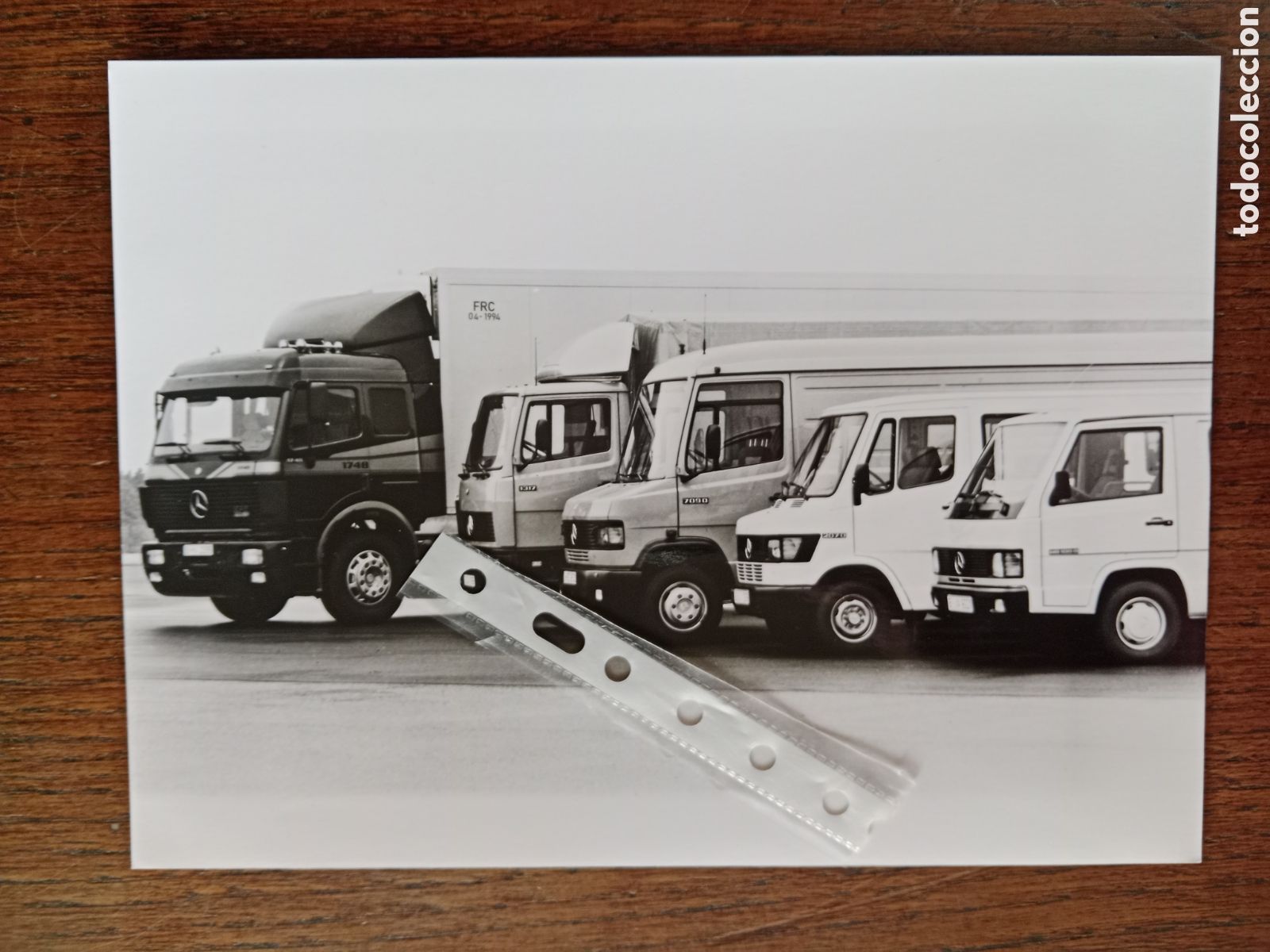Sammelleidenschaft Andere Papierartikel: Fotograf&iacute;a cami&oacute;n mercedes Benz