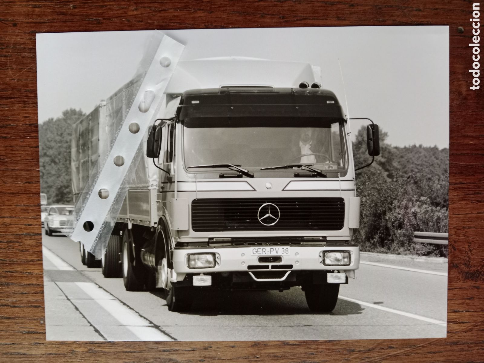 Sammelleidenschaft Andere Papierartikel: Fotograf&iacute;a cami&oacute;n mercedes Benz