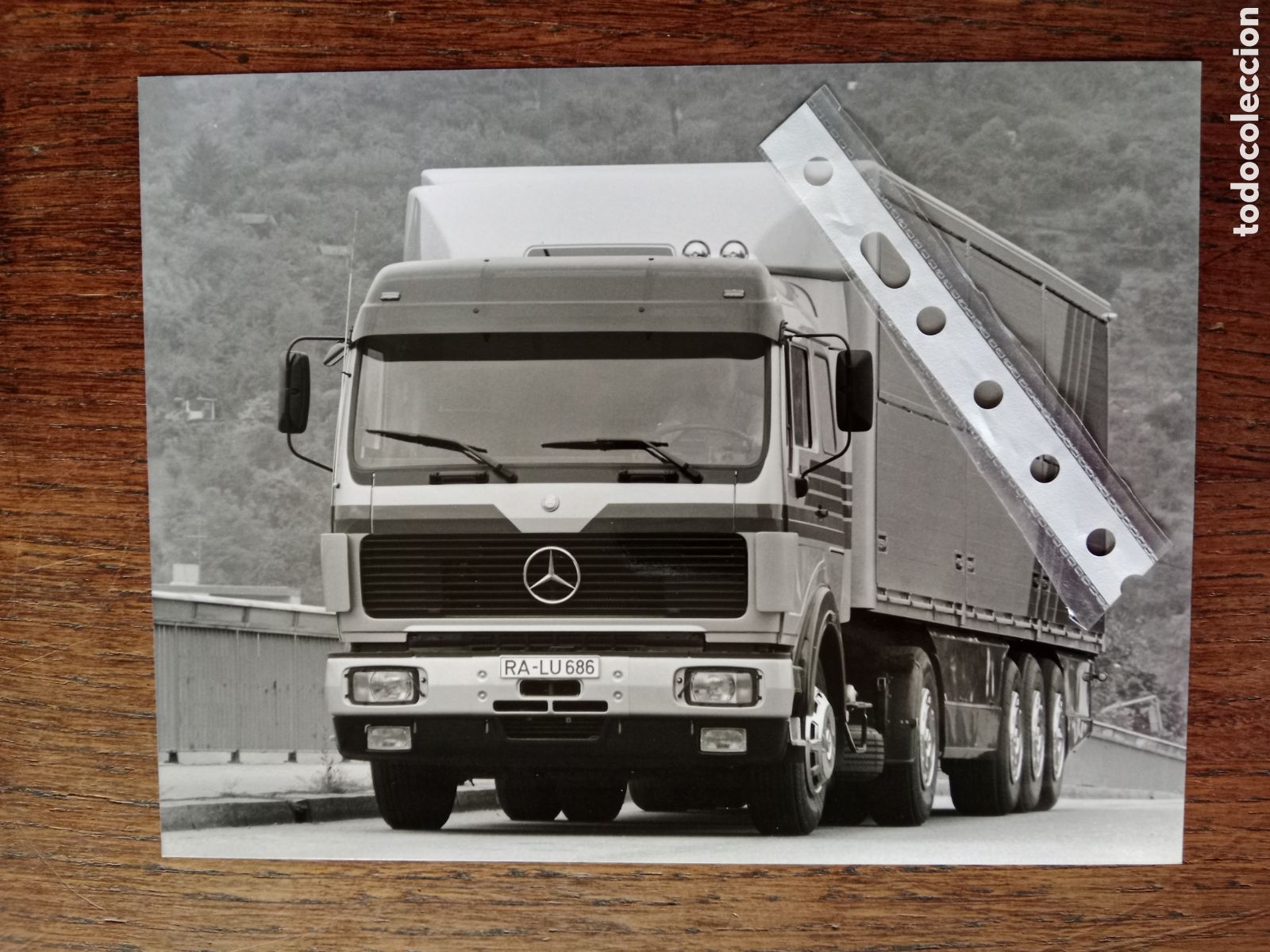 Sammelleidenschaft Andere Papierartikel: Fotograf&iacute;a cami&oacute;n mercedes Benz