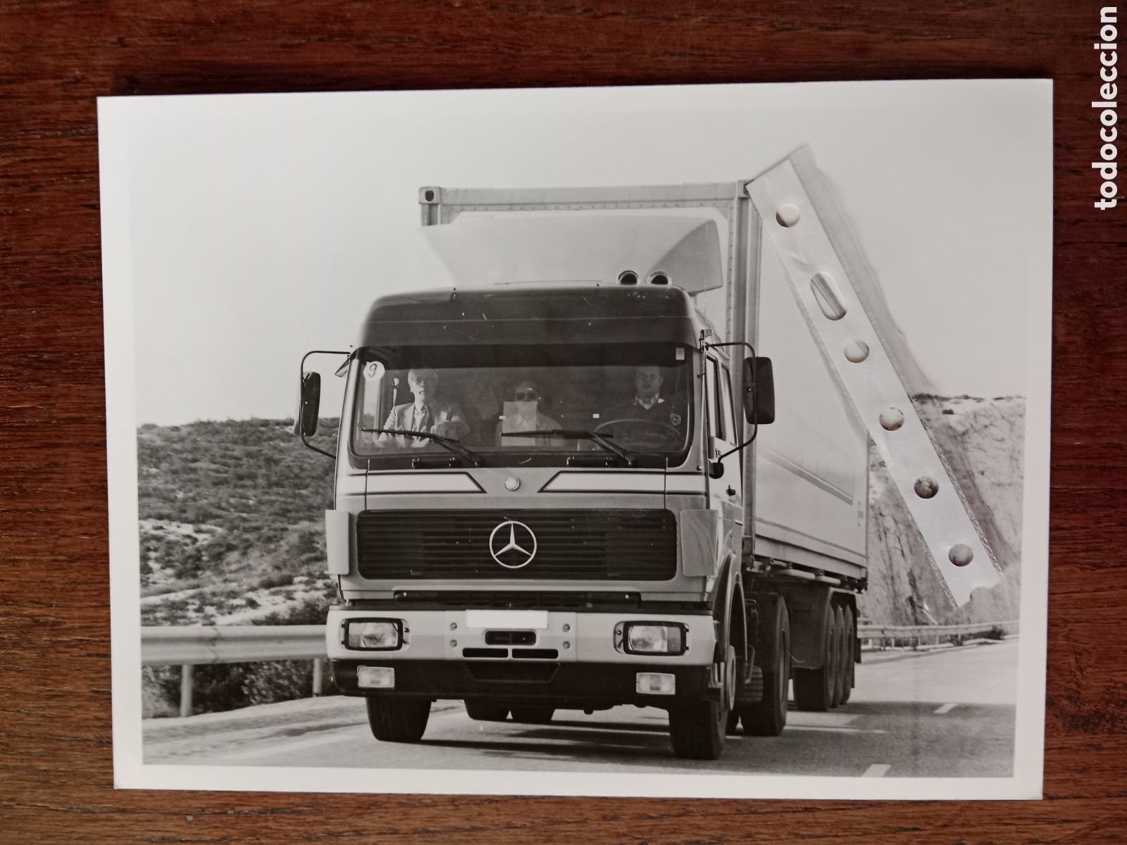 Sammelleidenschaft Andere Papierartikel: Fotograf&iacute;a cami&oacute;n mercedes Benz