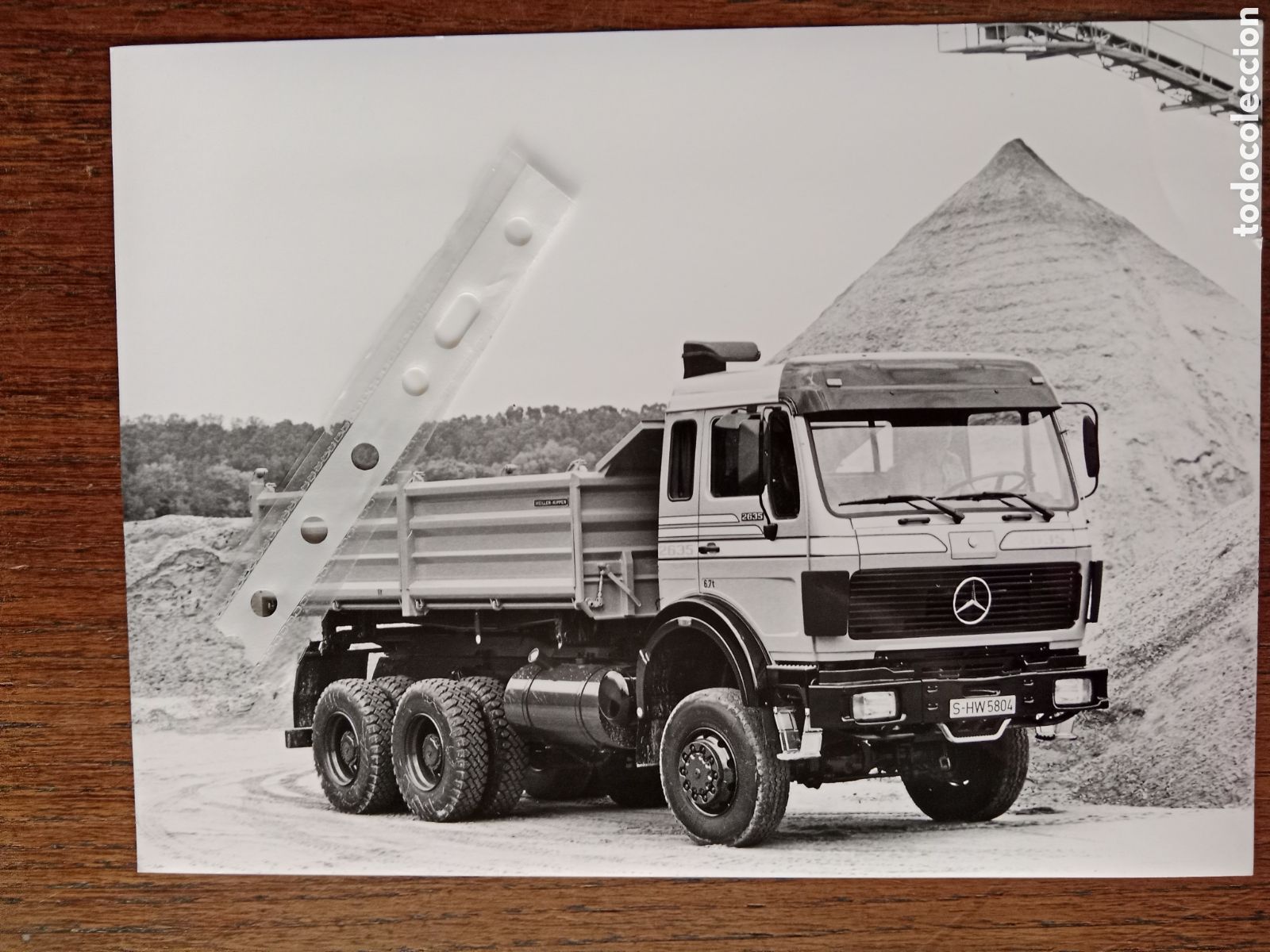 Sammelleidenschaft Andere Papierartikel: Fotograf&iacute;a cami&oacute;n mercedes Benz