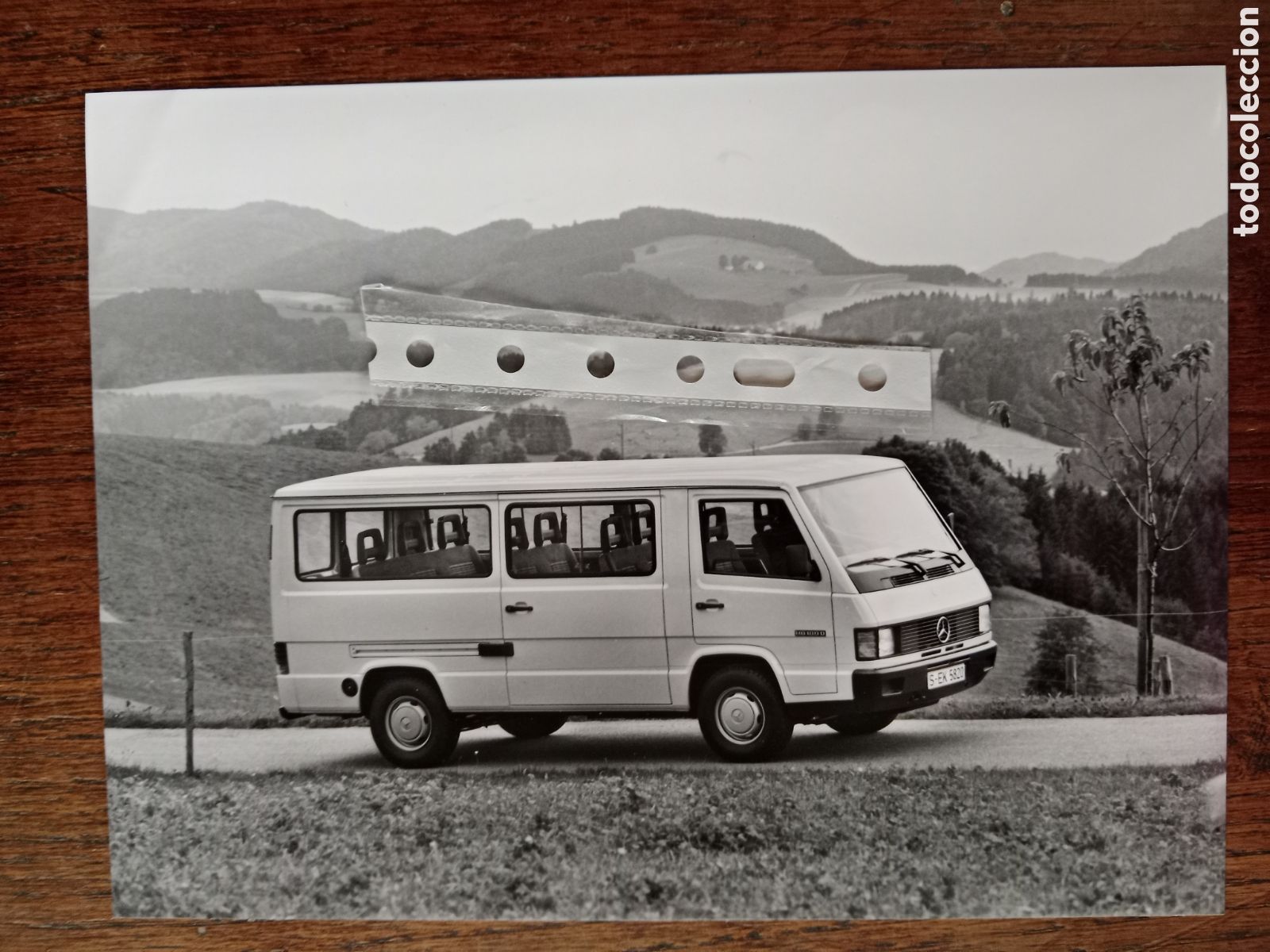 Sammelleidenschaft Andere Papierartikel: Fotograf&iacute;a furgoneta mercedes Benz