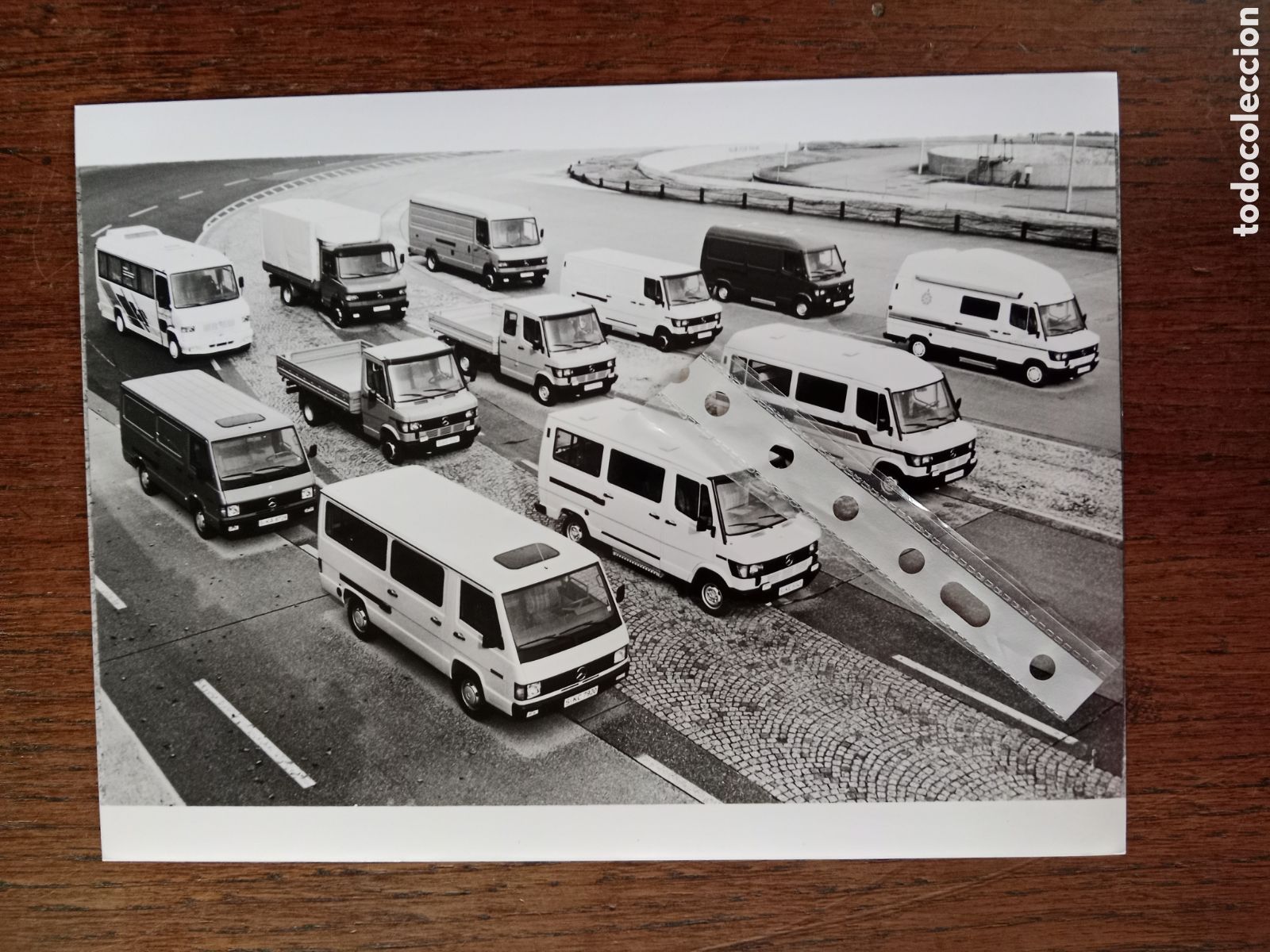 Sammelleidenschaft Andere Papierartikel: Fotograf&iacute;a furgoneta mercedes Benz