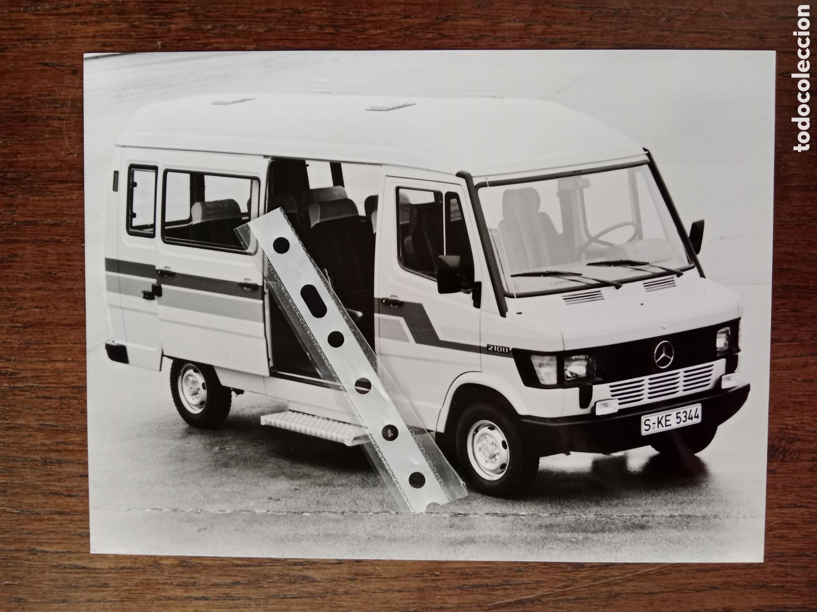 Sammelleidenschaft Andere Papierartikel: Fotograf&iacute;a furgoneta mercedes Benz