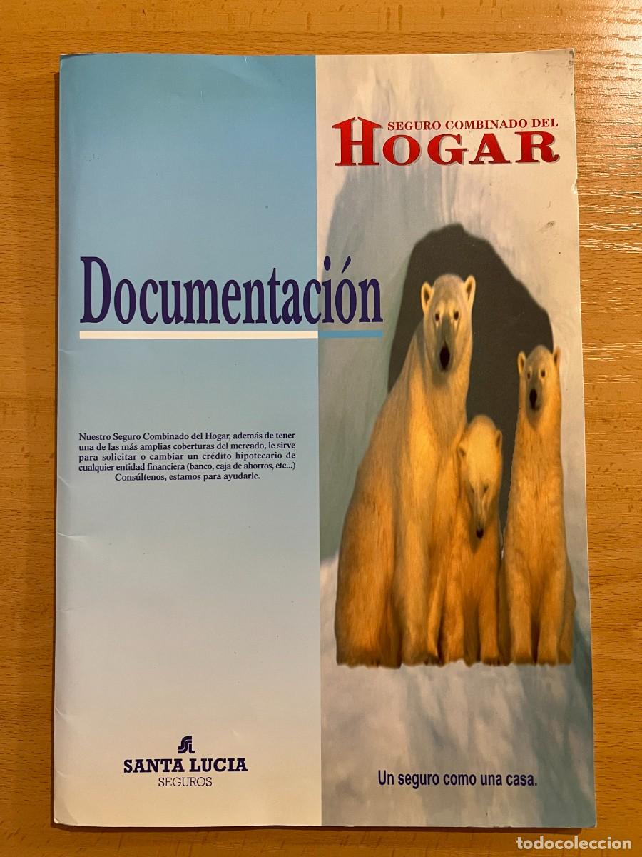 Otros Art&iacute;culos de Coleccionismo en Papel: ANTIGUA CARPETILLA SEGURO COMBINADO DEL HOGAR SANTA LUCIA. A&Ntilde;O 2001