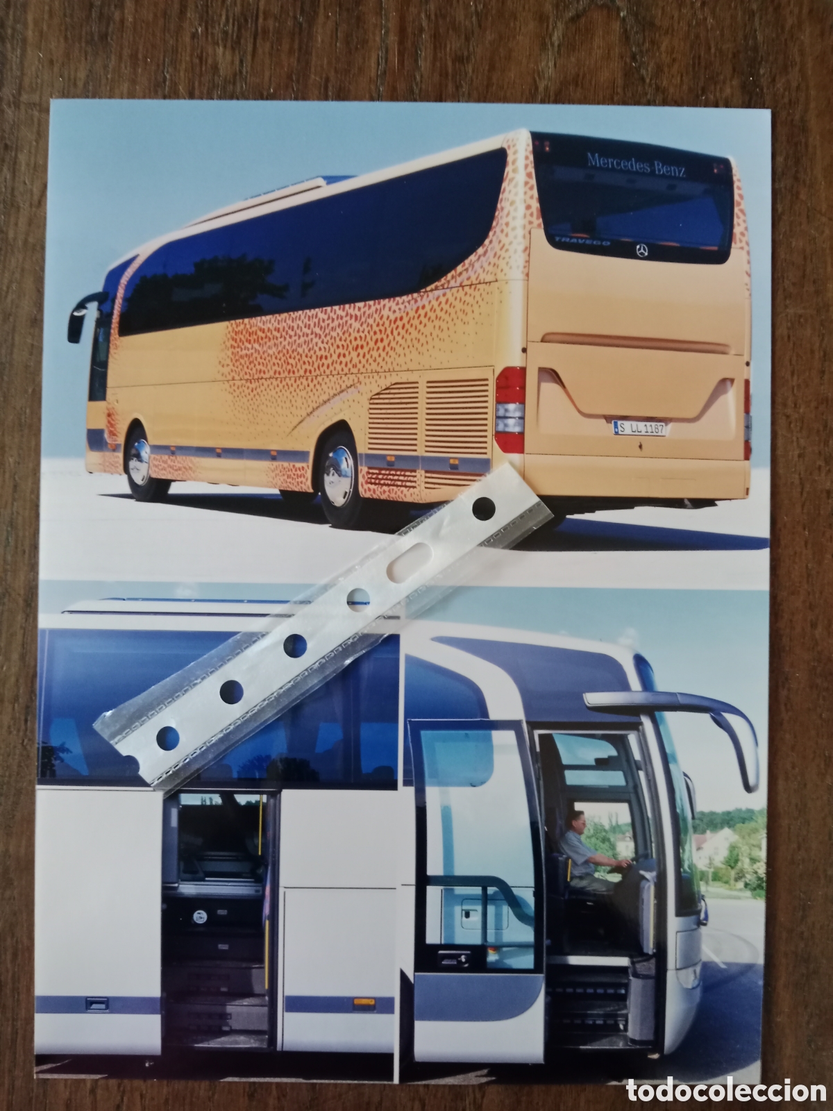 Sammelleidenschaft Andere Papierartikel: Fotograf&iacute;a autob&uacute;s autocar mercedes Benz travego