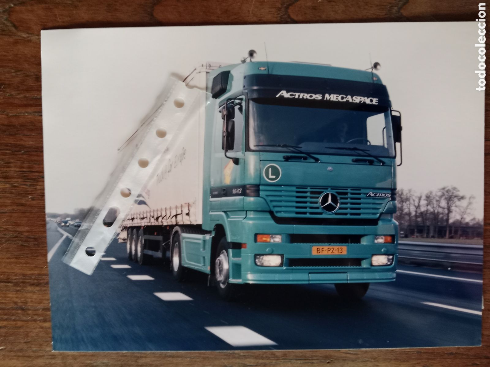 Sammelleidenschaft Andere Papierartikel: Fotograf&iacute;a cami&oacute;n mercedes Benz actros
