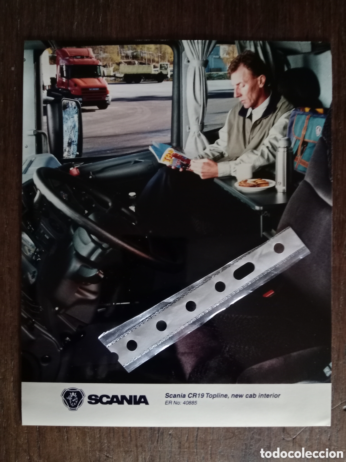 Collectionnisme Papier divers: Fotograf&iacute;a cami&oacute;n scania