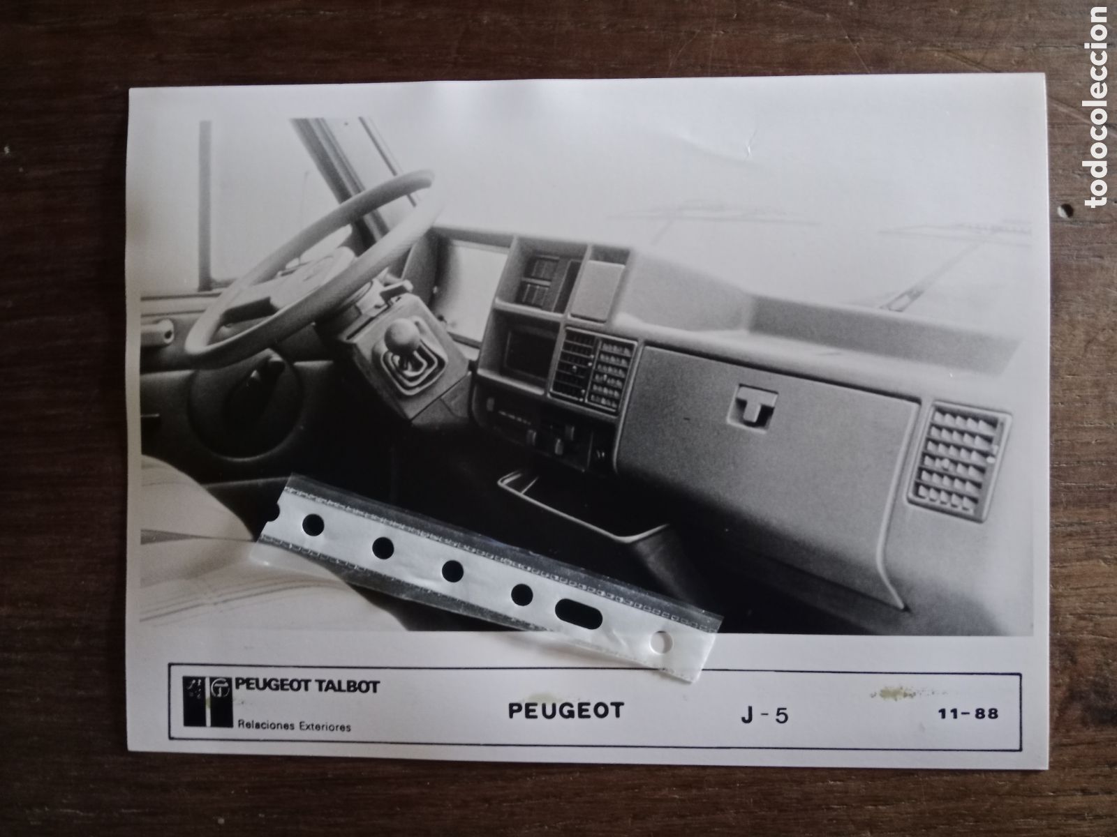 Otros Art&iacute;culos de Coleccionismo en Papel: Fotograf&iacute;a furgoneta Peugeot