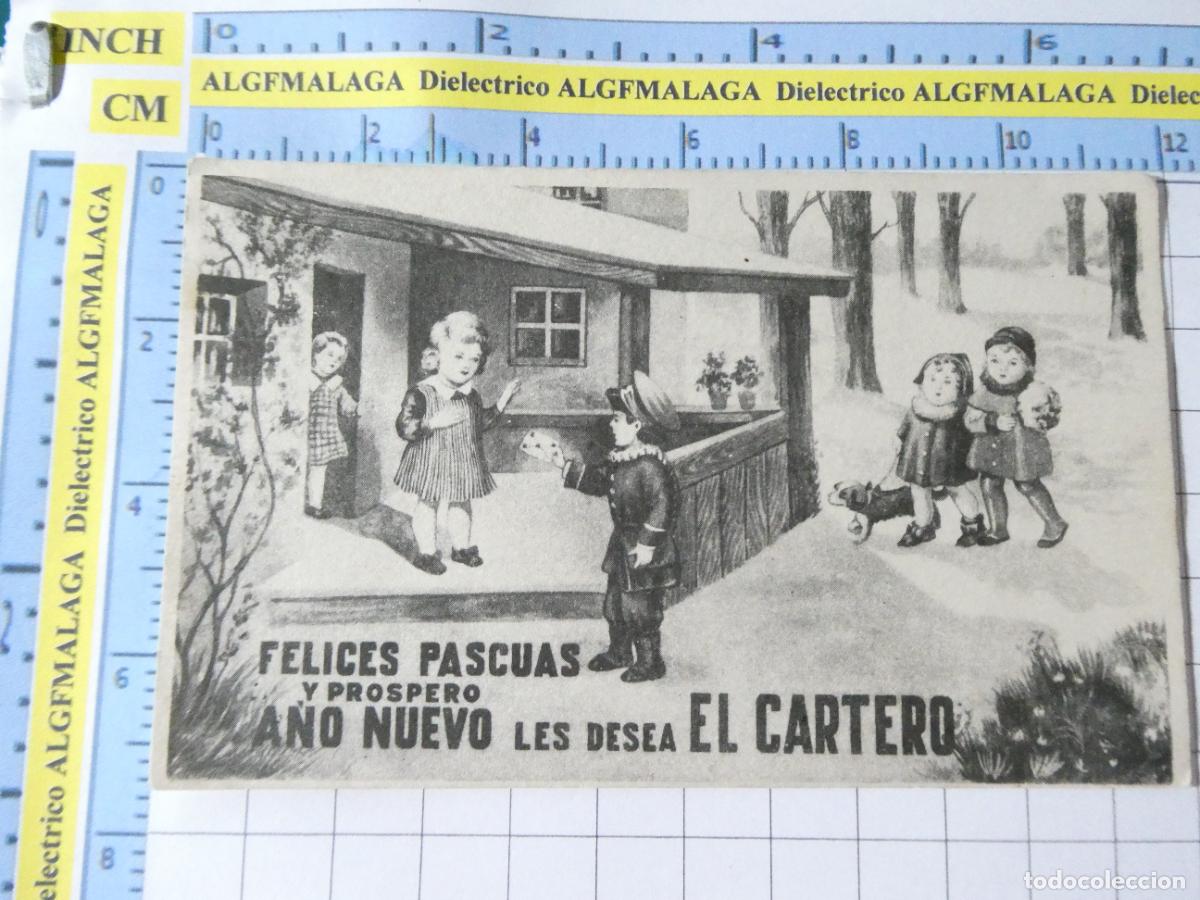 Paper Collecting Others: TARJETA FELICITACI&Oacute;N NAVIDADES A&Ntilde;O NUEVO CARTEROS DE CORREOS IFNI GUINEA. A&Ntilde;OS 30 40. 329