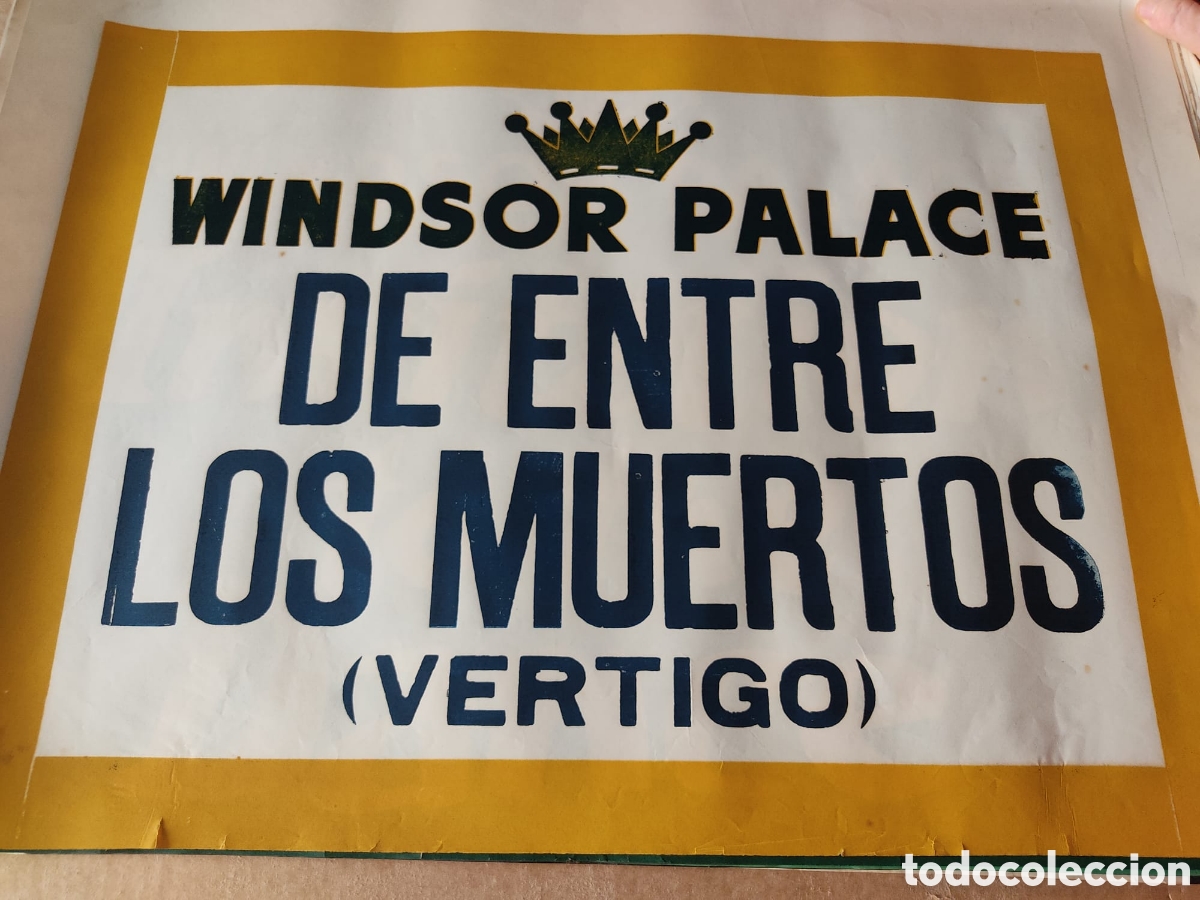 Otros Art&iacute;culos de Coleccionismo en Papel: Poster cine a&ntilde;os 50's.Imprenta Borras de Barcelona.