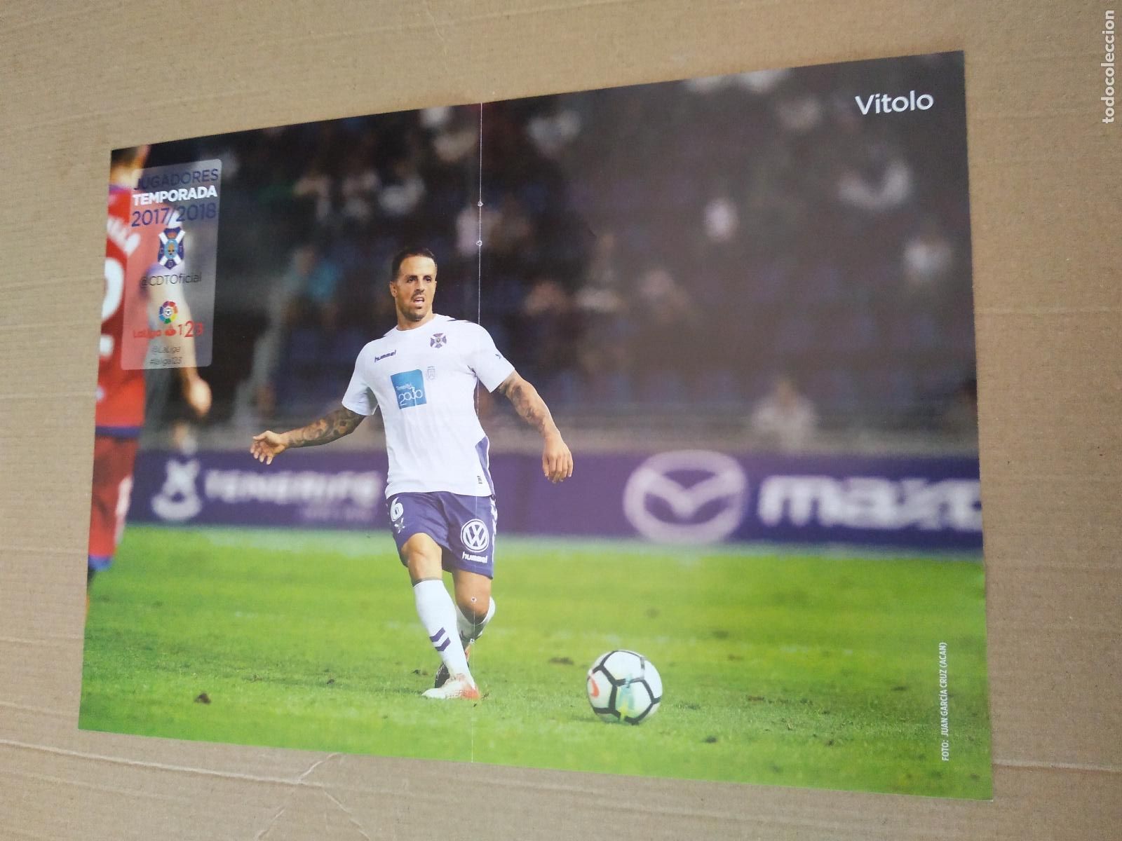 Otros Art&iacute;culos de Coleccionismo en Papel: HOJA REVISTA TENERIFE POSTER VITOLO PUBLICIDAD VOLKSWAGEN UN ARRANQUE NOTABLE NUMANCIA