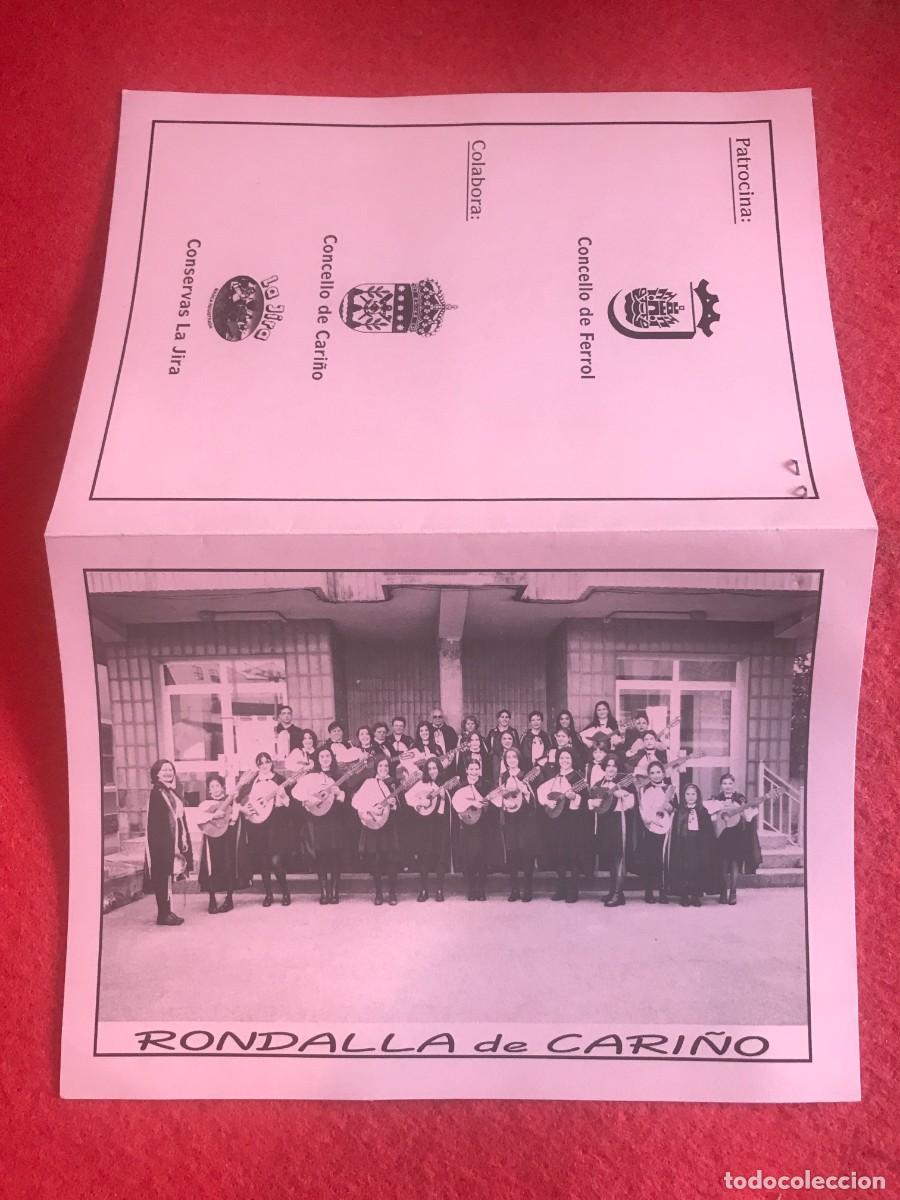 Collectionnisme Papier divers: FOLLETO. RONDALLA A LAS LAS PEPITAS. RONDALLA DE CARI&Ntilde;O. 2000. FERROL-CARI&Ntilde;O