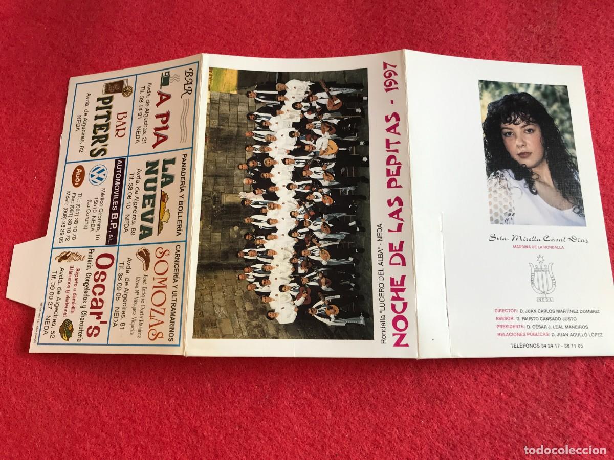 Collectionnisme Papier divers: FOLLETO. RONDALLA A LAS LAS PEPITAS. RONDALLA LUCERO DEL ALBA. 1997. NEDA-FERROL.