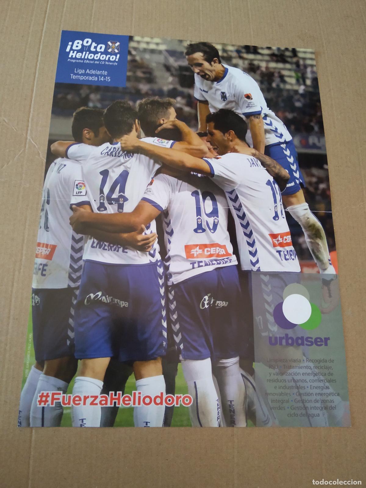Otros Art&iacute;culos de Coleccionismo en Papel: HOJA REVISTA TENERIFE EQUIPO PLANTILLA RESULTADOS PARTIDOS PUBLICIDAD HONDA