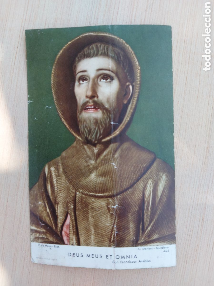 Otros Art&iacute;culos de Coleccionismo en Papel: ESTAMPA ANTIGUA San Francisco de asis