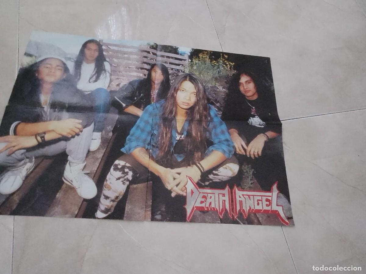 Paper Collecting Others: Death &aacute;ngel,y James hetfield poster,reversible en un s&oacute;lo poster &uacute;nico en tc