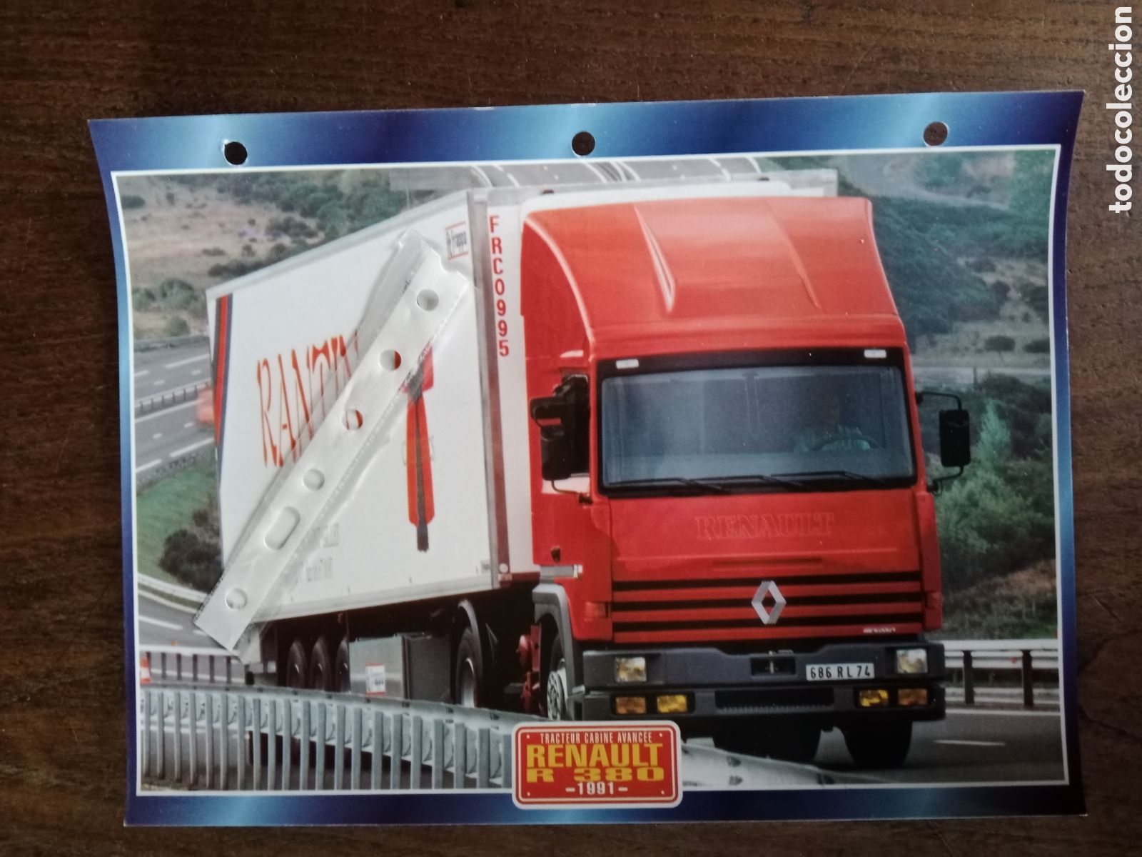 Paper Collecting Others: Ficha camion Renault R 380