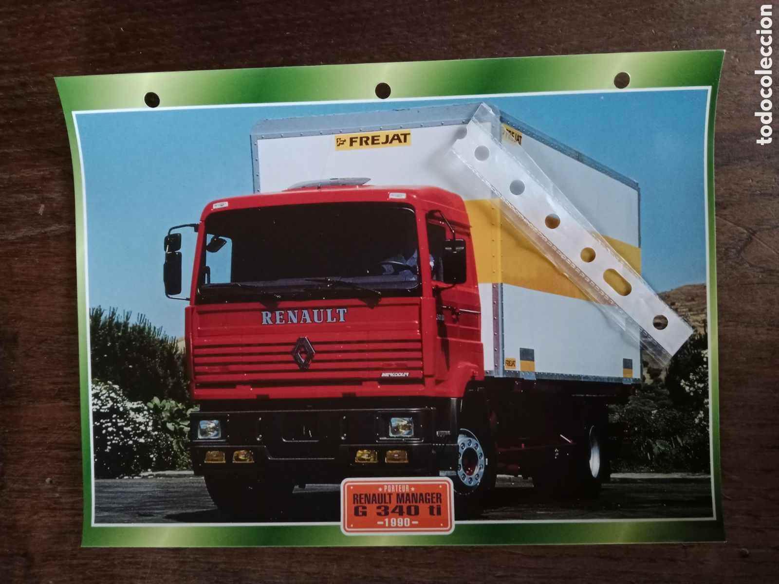 Paper Collecting Others: Ficha camion Renault G 340