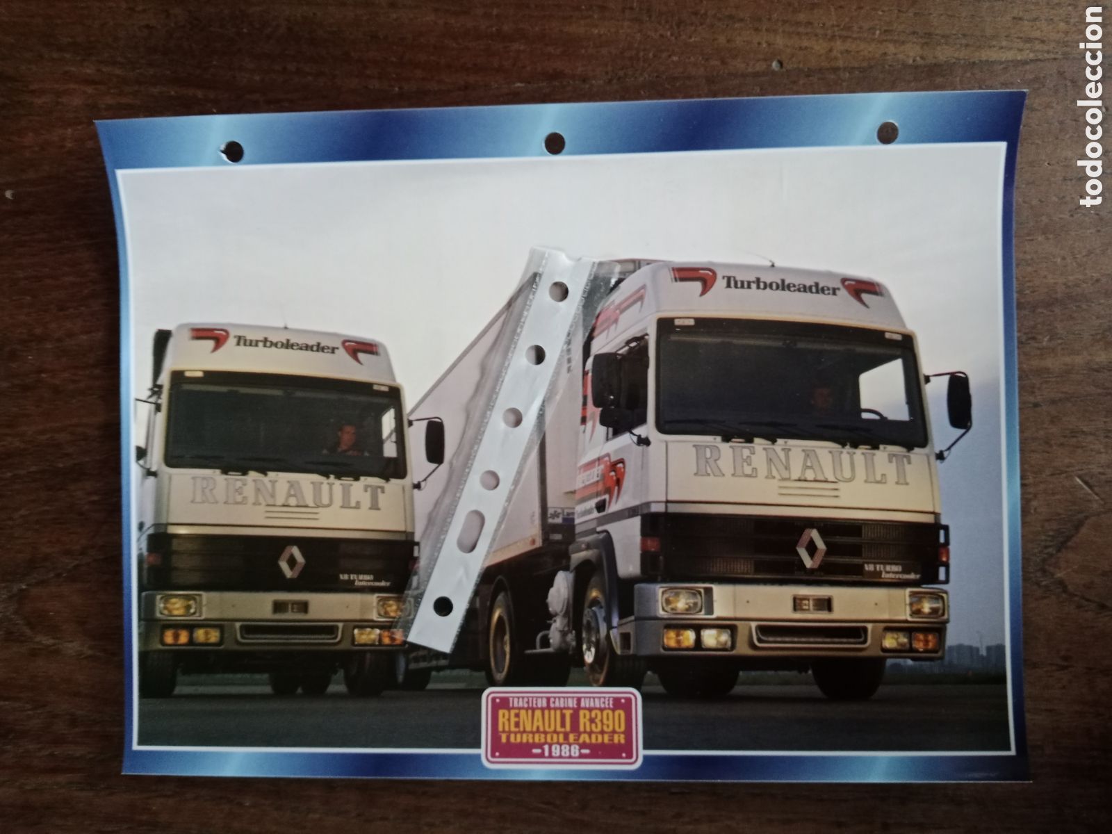 Paper Collecting Others: Ficha camion Renault R 390