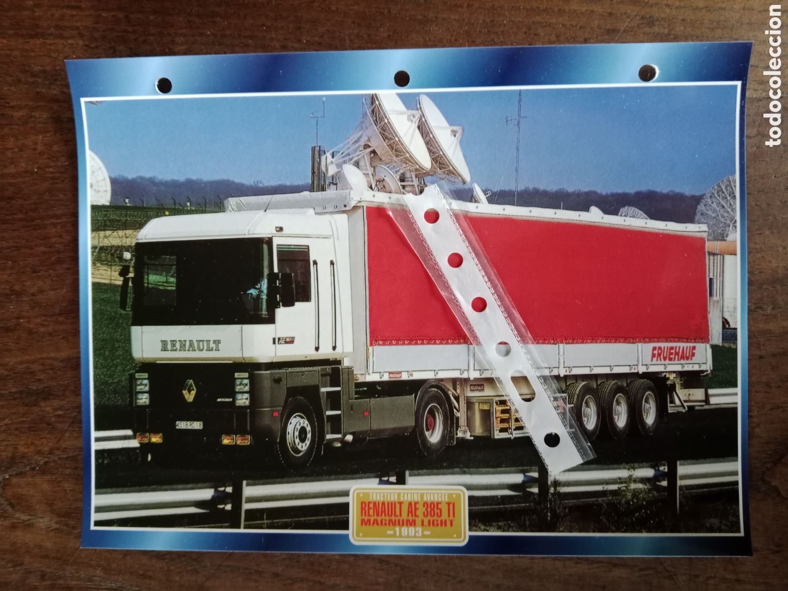 Outros artigos de papel: Ficha camion Renault AE 385