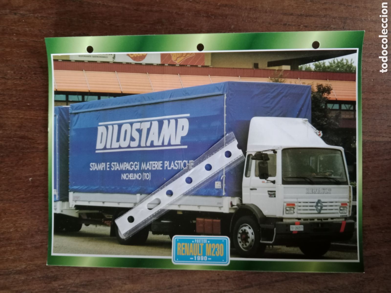 Outros artigos de papel: Ficha camion Renault M 230
