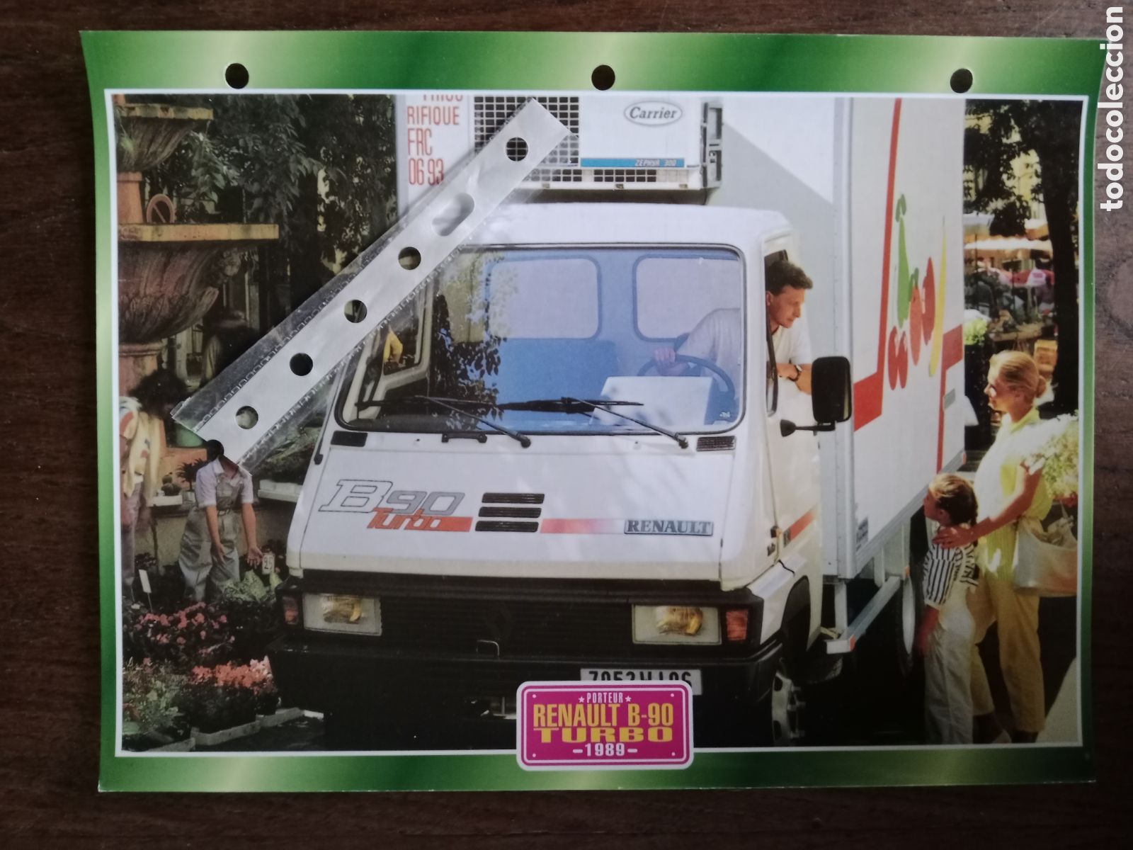 Paper Collecting Others: Ficha furgoneta Renault B 90