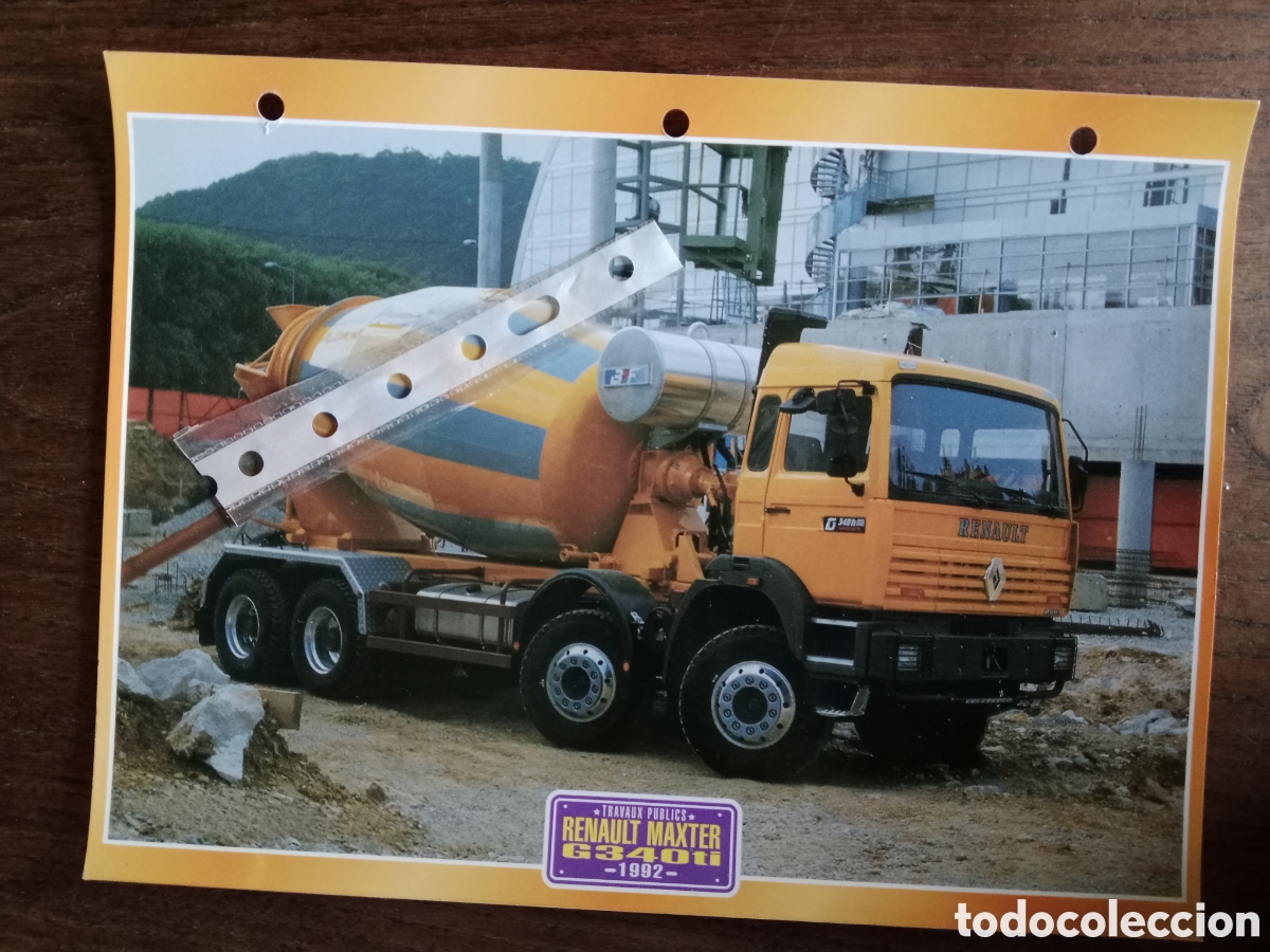 Paper Collecting Others: Ficha camion Renault Maxter