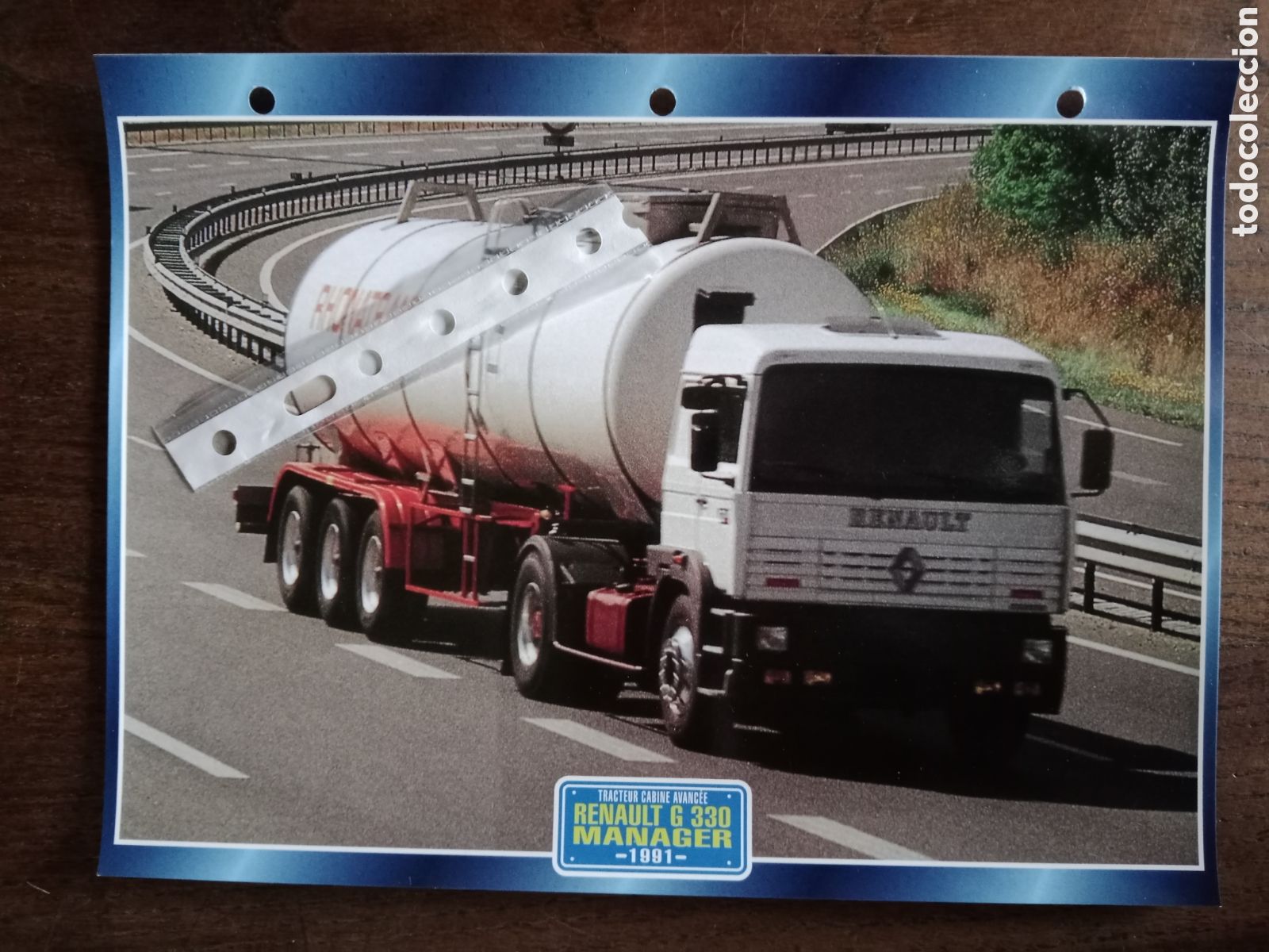 Paper Collecting Others: Ficha camion Renault G 330