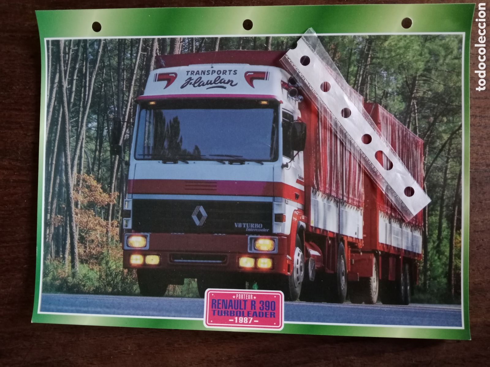 Paper Collecting Others: Ficha camion Renault R 390