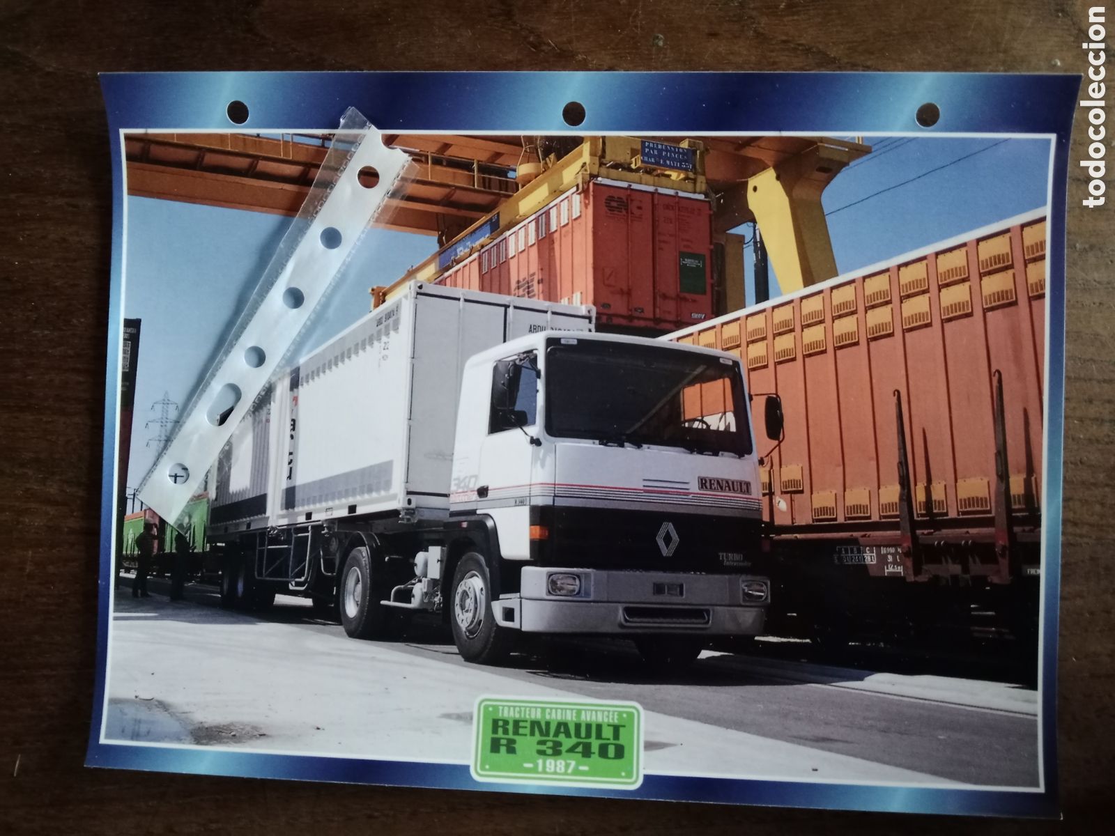 Paper Collecting Others: Ficha camion Renault R. 340
