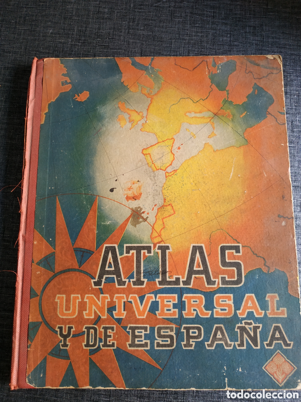 Otros Art&iacute;culos de Coleccionismo en Papel: Atlas universal y de Espa&ntilde;a , 1950